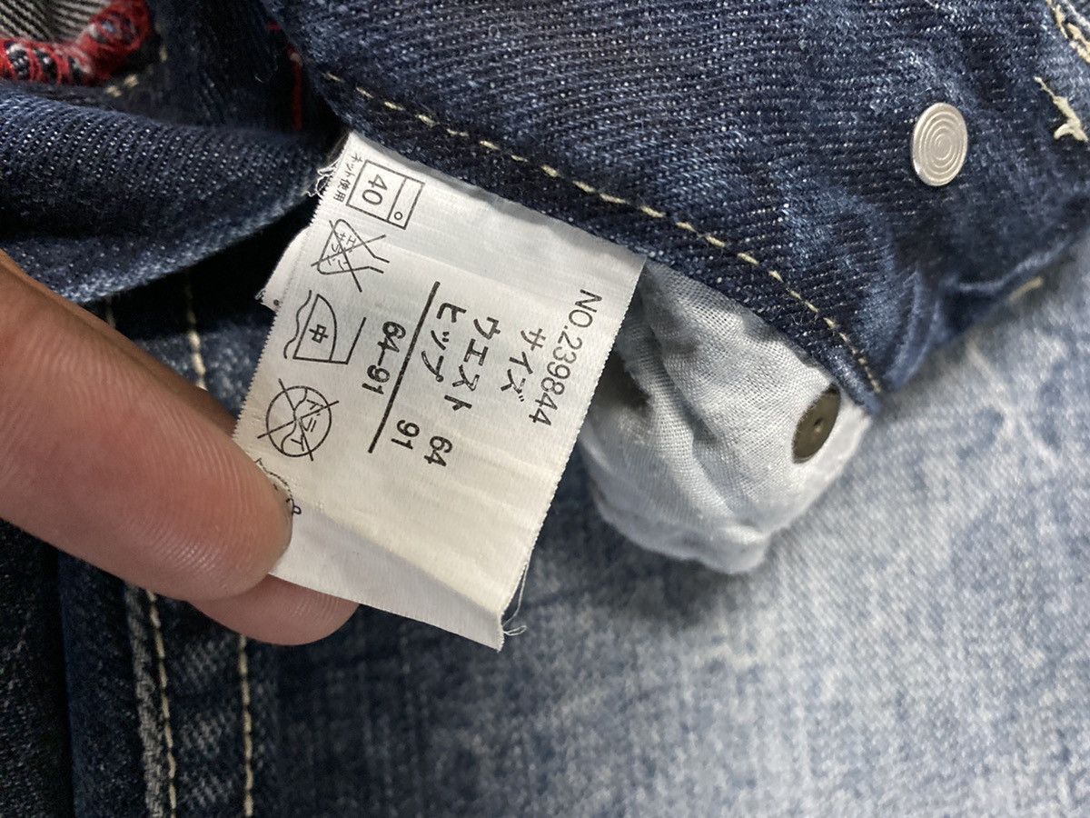 If Six Was Nine × Vintage 💥Vintage 90s Style Hyper Beach Stone Wash Patch Jeans Rare Size US 30 / EU 46 - 11 Thumbnail
