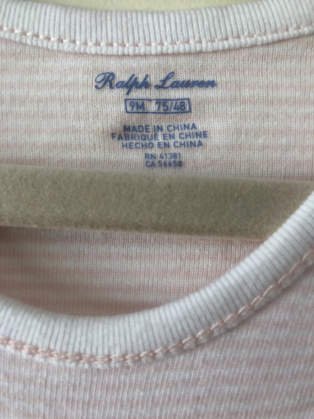 Polo Ralph Lauren Ralph Lauren Pink Bodysuit Size 6M Size ONE SIZE - 3 Thumbnail