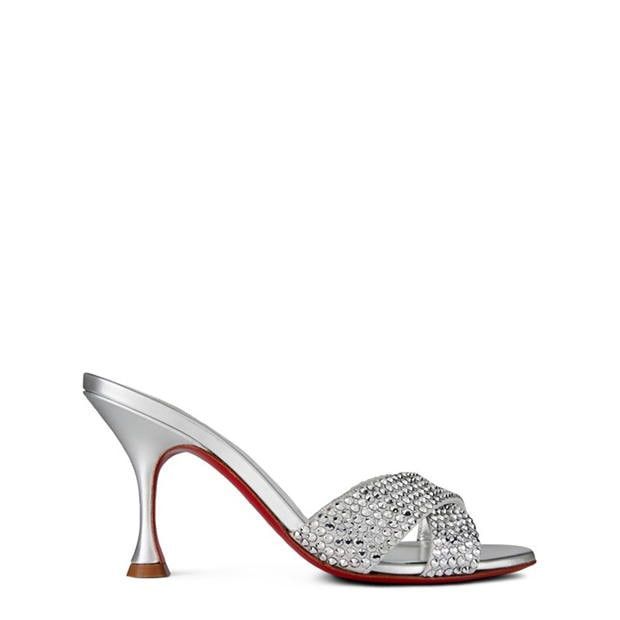 Mariza Is Back Embellished 85mm Leather Mules