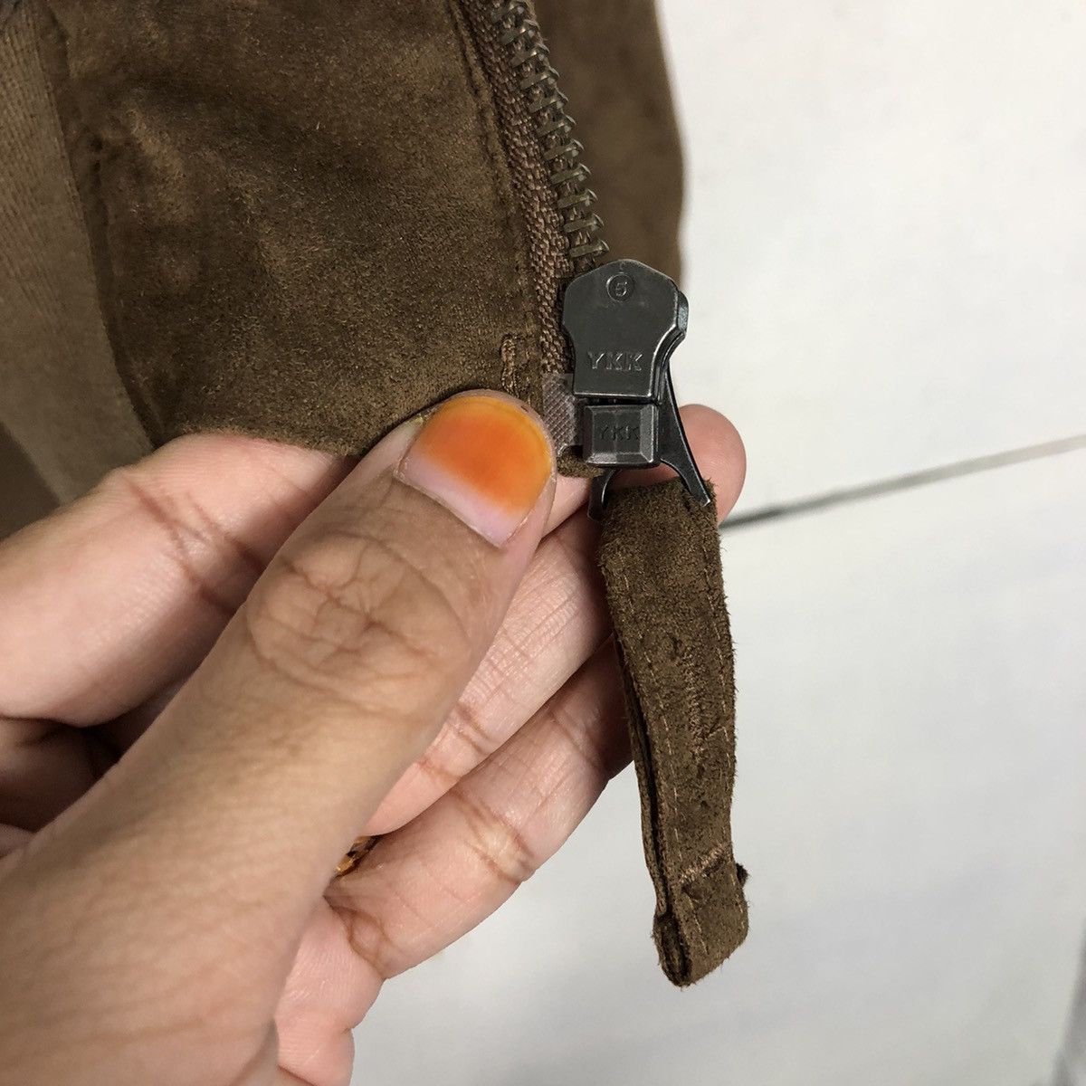 Japanese Brand 📌Rich Brown Vintage Bomber Biker Jacket Uniqlo Issey Miyake Size US XL / EU 56 / 4 - 18 Thumbnail