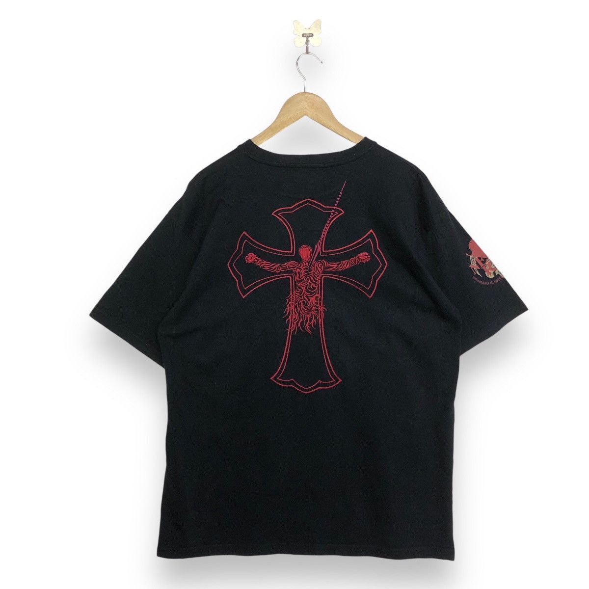 Anime × Japanese Brand Evangelion X Oriental Brand Anime Motive Backhitt Tshirt Size US XL / EU 56 / 4 - 1 Thumbnail