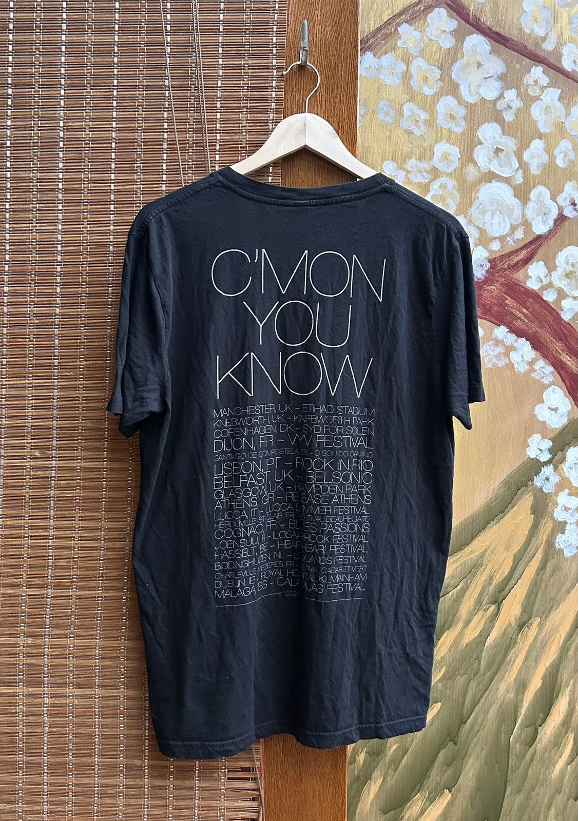 Band Tees Liam Gallagher C’mon You Know Tour Tee Black Britpop Oasis Size US L / EU 52-54 / 3 - 2 Thumbnail