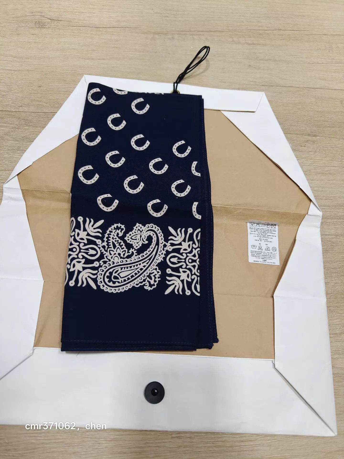 Visvim VISVIM RODEO BANDANA_NV Navy 55x55cm Bandana Size ONE SIZE - 7 Thumbnail
