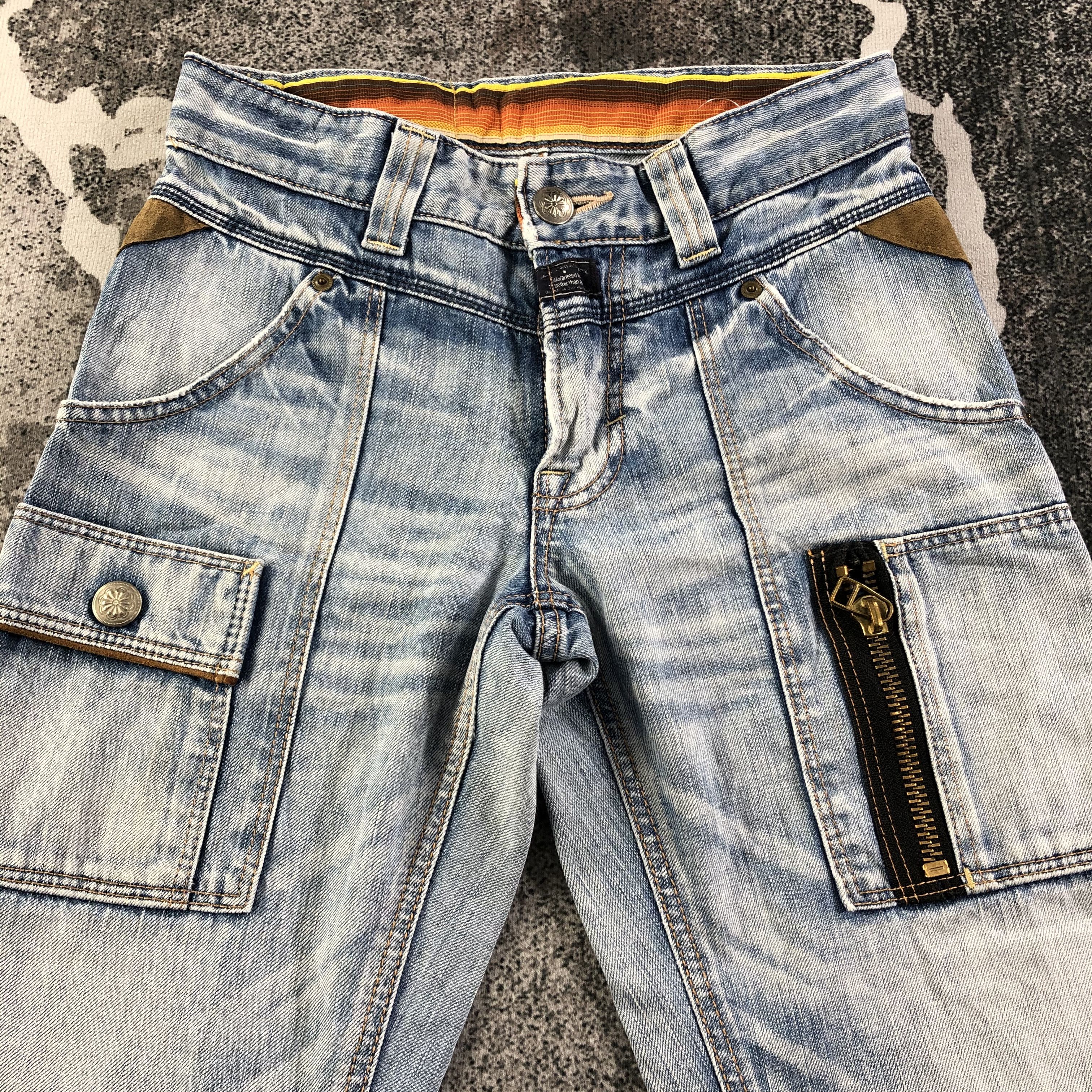 Edwin Edwin Blue Trip Cargo Jeans Multi Pocket Denim KJ1800 Size 28" / US 6 / IT 42 - 3 Thumbnail