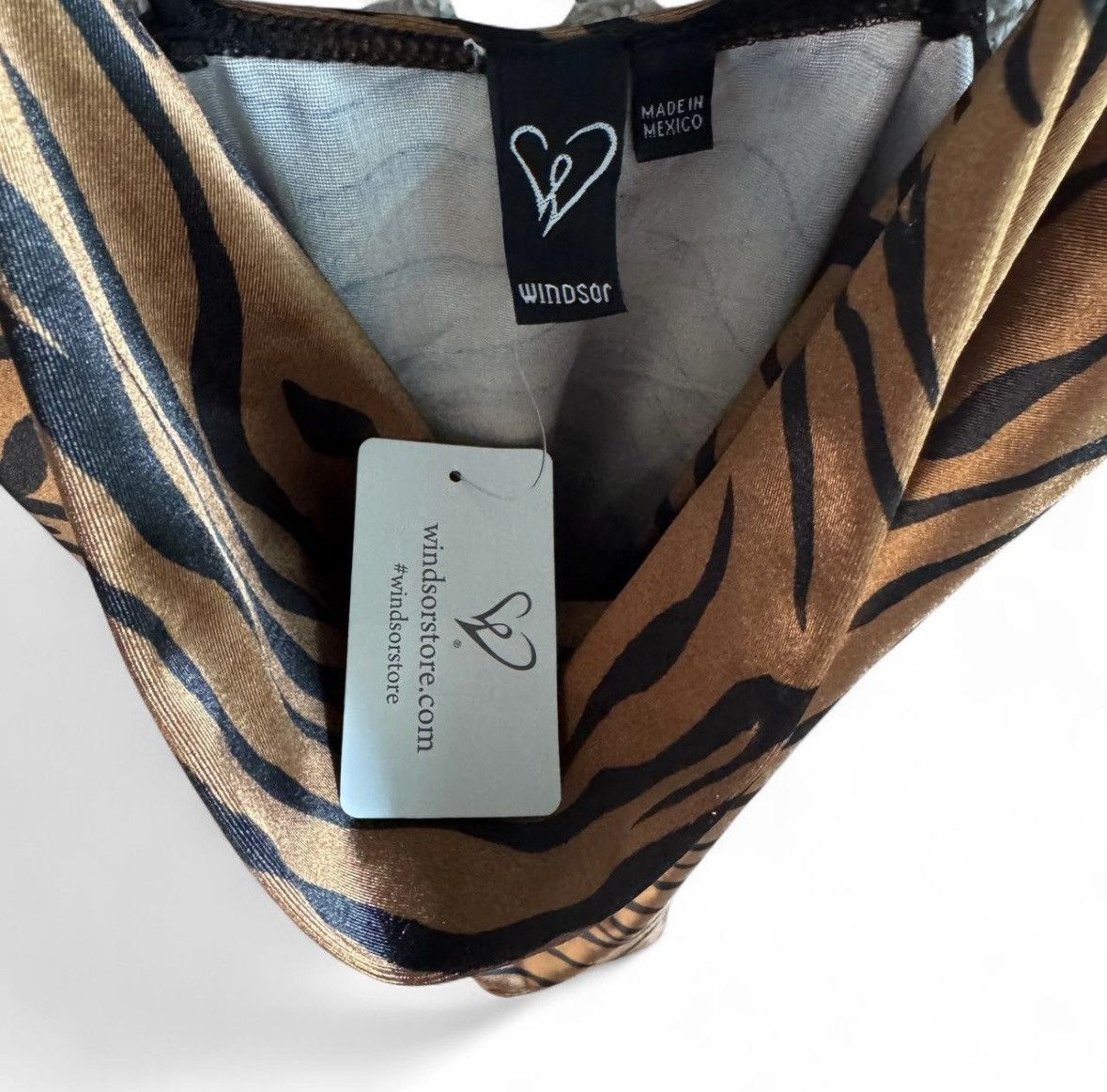 Windsor Smith NWT Tiger print striped Windsor mini dress XS Size XS / US 0-2 / IT 36-38 - 3 Thumbnail