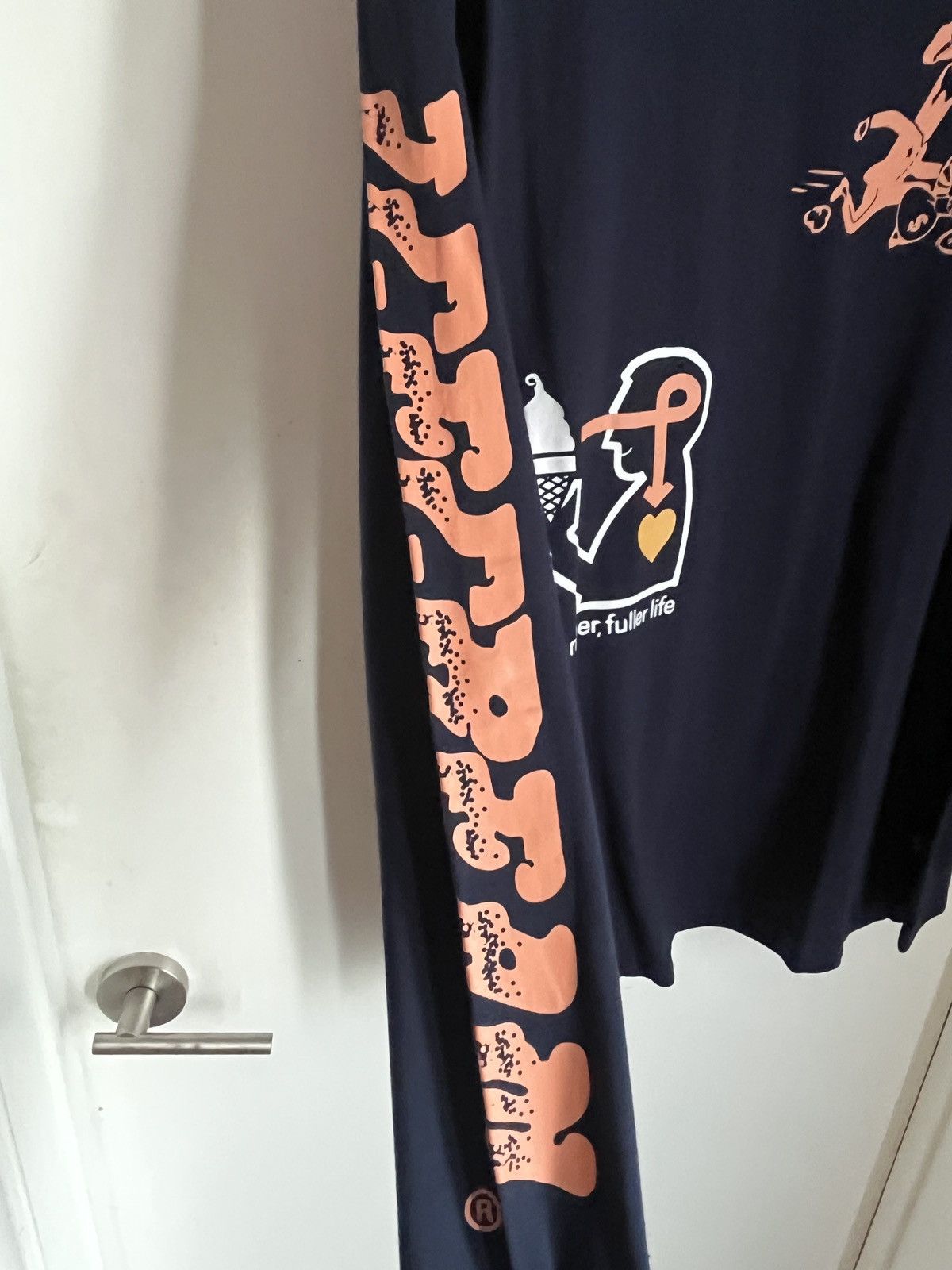 Icecream NWT Icecream Richer Long-Sleeve T-shirt Navy Blazer Blue Size US L / EU 52-54 / 3 - 3 Thumbnail