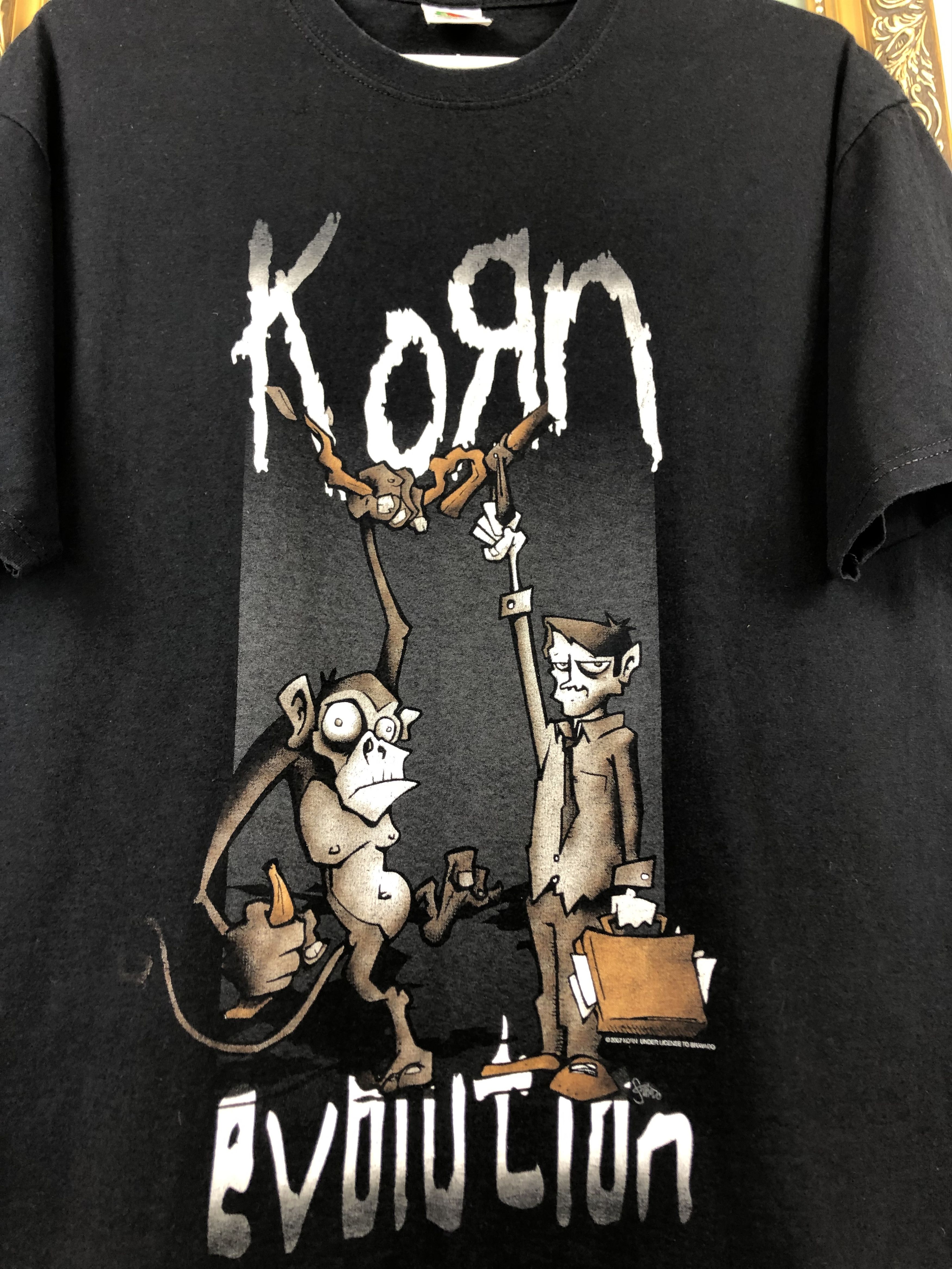 Band Tees Vintage Evolution Korn Rock Band Music Shirt Tee Rare Jersey Size US M / EU 48-50 / 2 - 5 Thumbnail