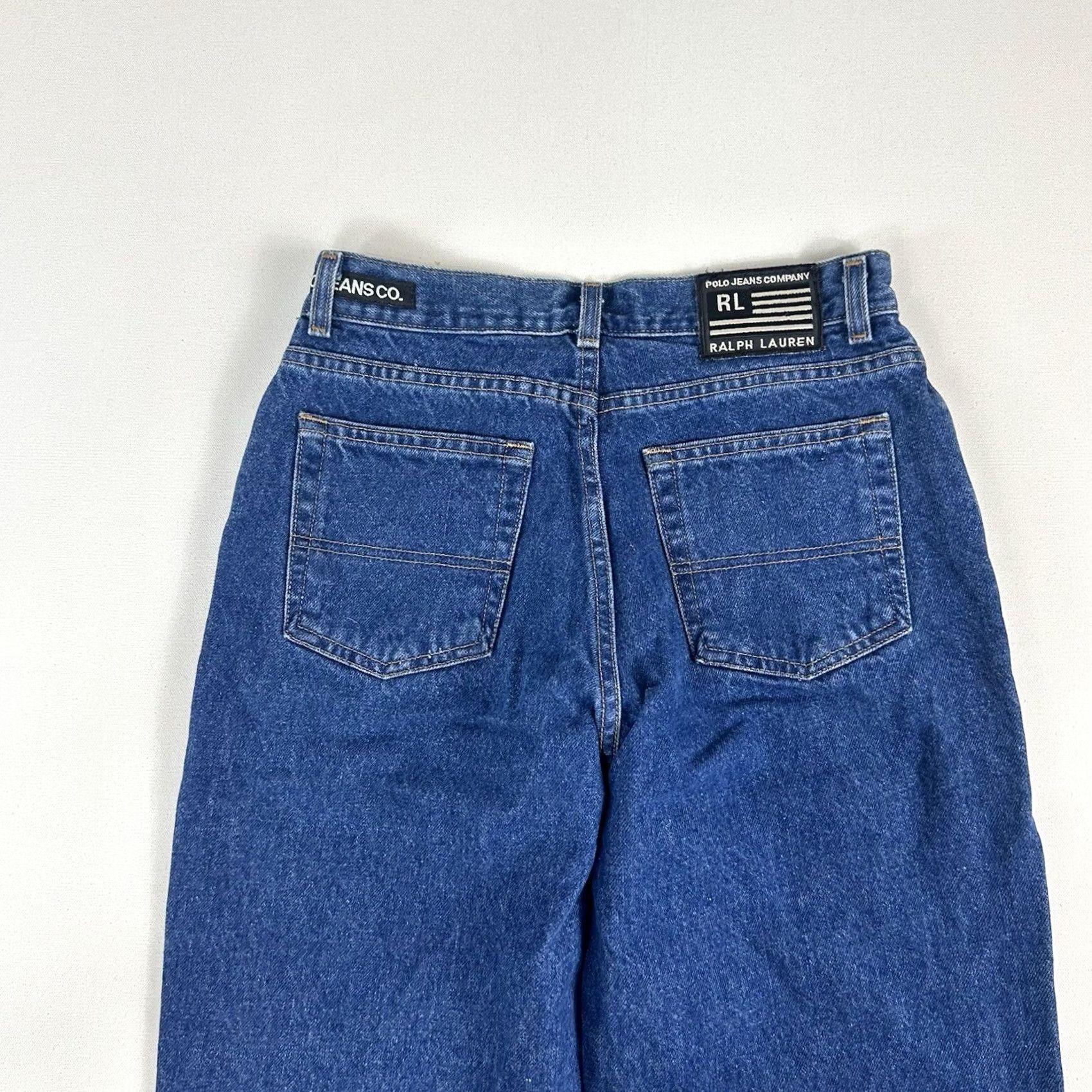 Polo Ralph Lauren VINTAGE Polo Jeans Co Ralph Lauren Women 16 Jeans Dark Blue Straight Women's 16 Y2K Button Size 38" / US 16 / IT 52 - 5 Thumbnail