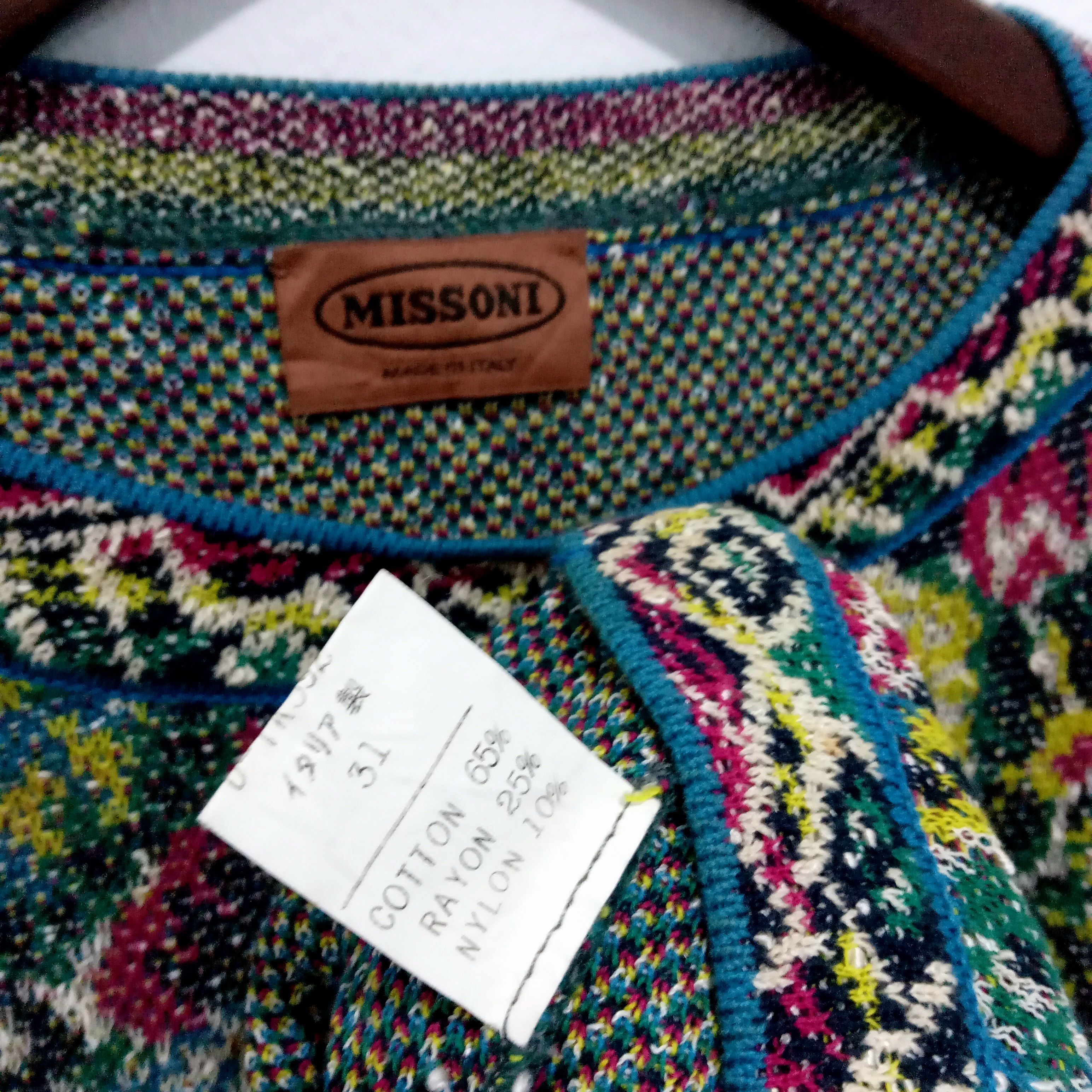 Coogi × Missoni Missoni knitwear 3d flower multi color Size US L / EU 52-54 / 3 - 7 Thumbnail