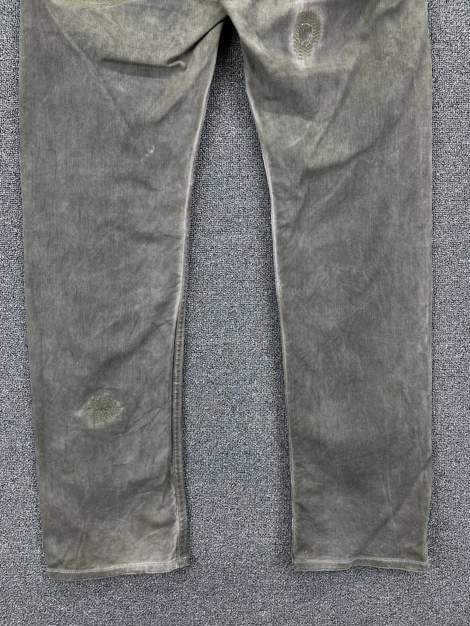 Japanese Brand Vintage 291295 Homme Punk Rare Trashed Jeans Denim Pants Size US 32 / EU 48 - 7 Thumbnail
