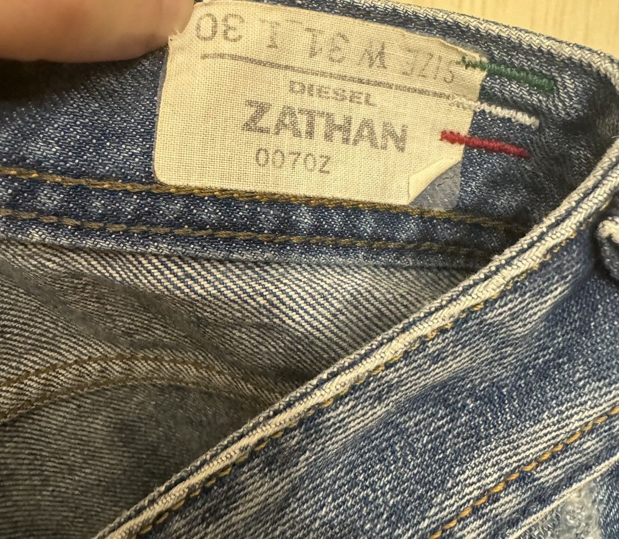 Diesel × Vintage Diesel vintage Zathan flared boot cut jeans crazy Y2K Size US 31 - 5 Thumbnail