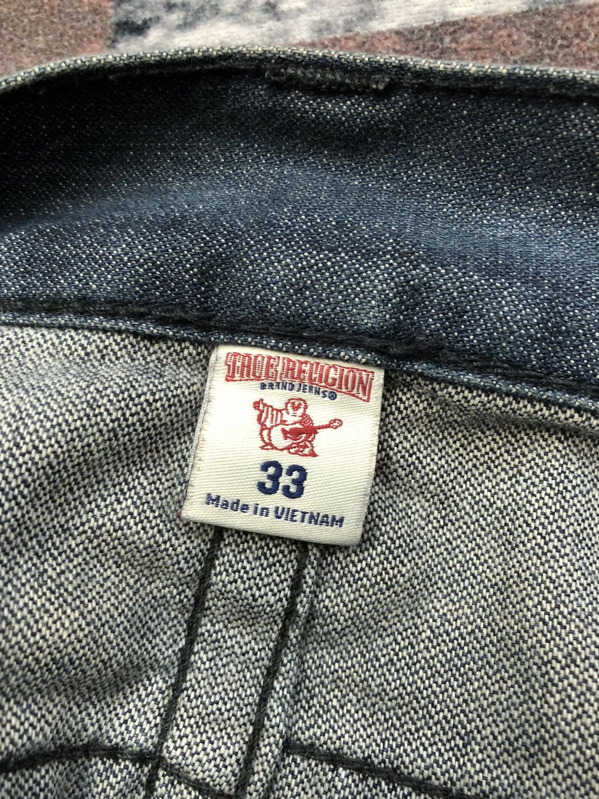 Vintage Vintage True Religion Moto Double Knee Jeans Size US 37 - 18 Thumbnail