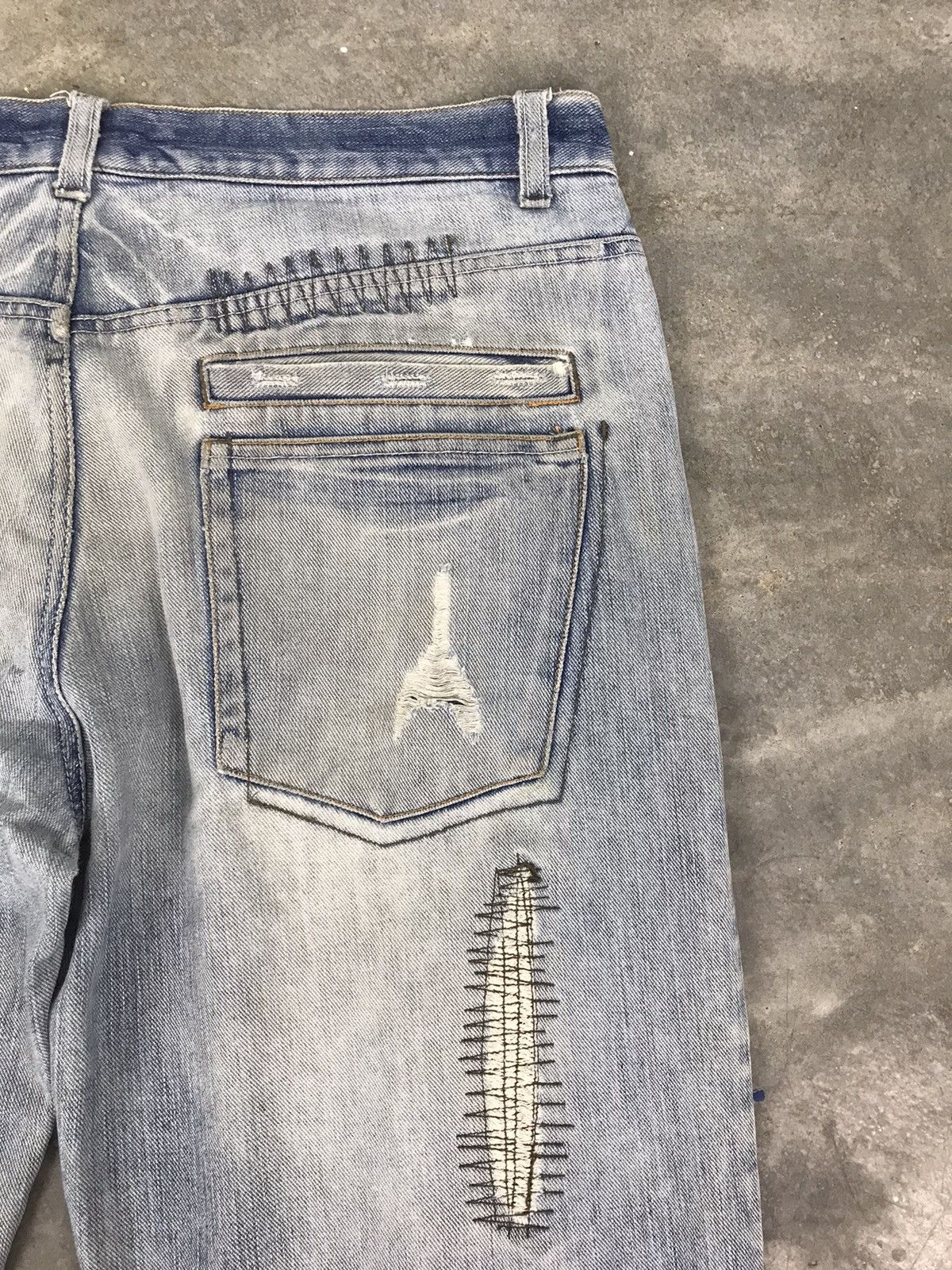 Vintage Vintage Massive Squad Distressed Denim Size US 36 / EU 52 - 7 Thumbnail