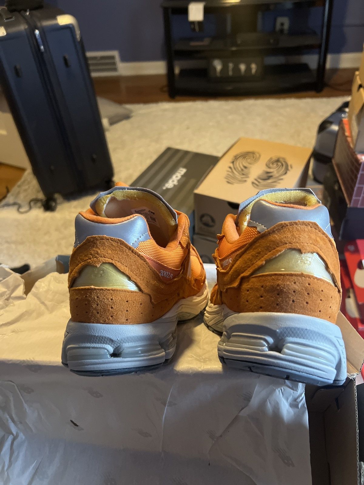 New Balance New Balance Orange Protection Packs Size US 11.5 / EU 44-45 - 3 Thumbnail