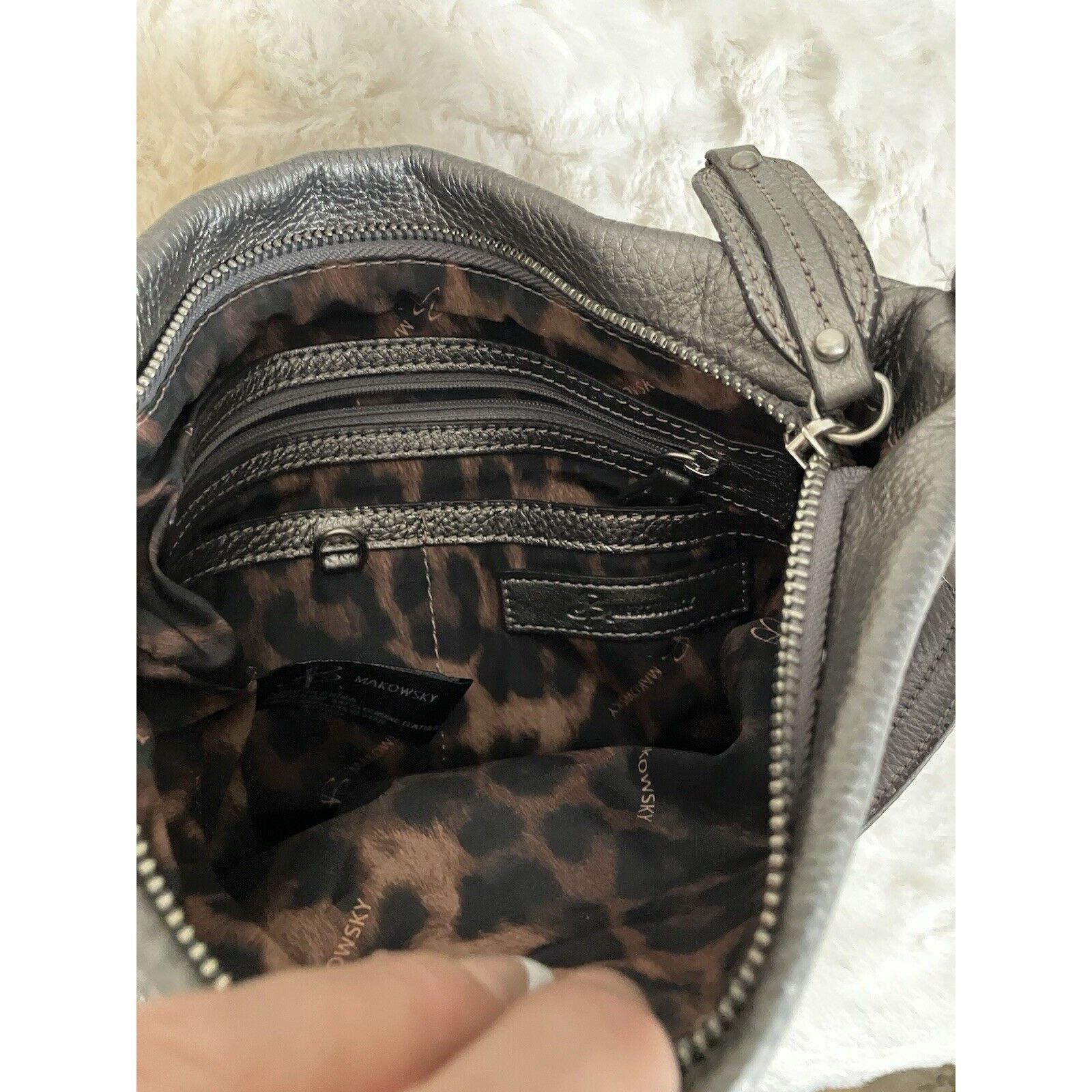 Other B Makowsky Cross Body Shoulder Bag Slim Hobo Purse Leather Size ONE SIZE - 14 Thumbnail