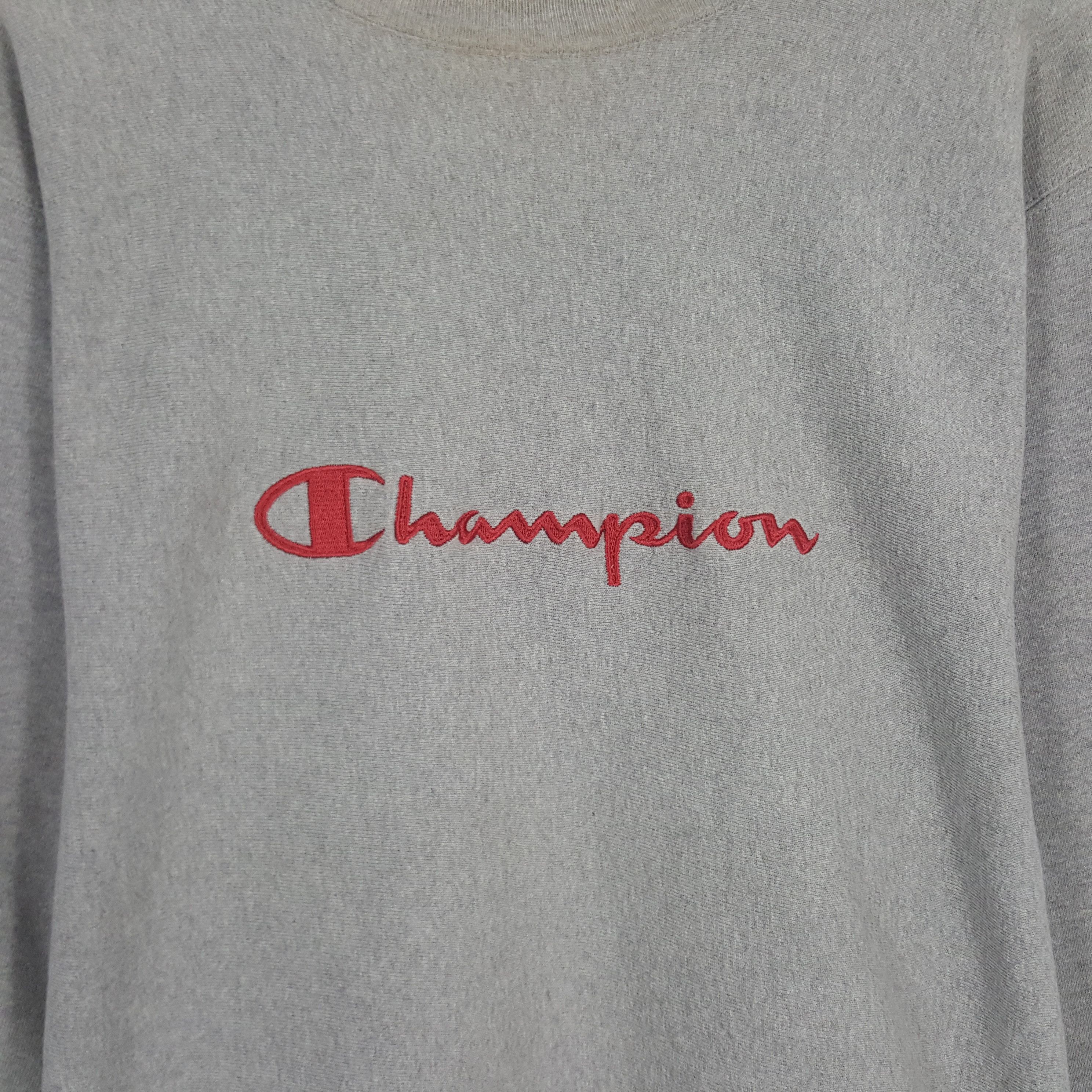 Champion × Vintage Vintage Champions Red Spell Out Sweatshirt Size US L / EU 52-54 / 3 - 2 Thumbnail