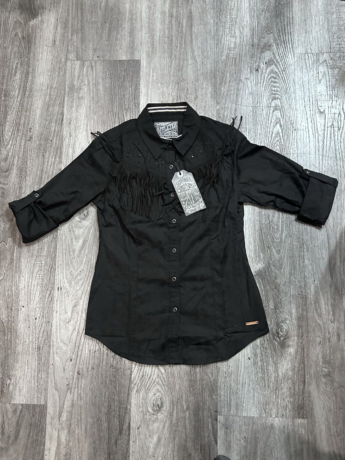 Affliction × Vintage “ROCK & FRINGE Embroidered”affliction Size US M / EU 48-50 / 2 - 1 Thumbnail