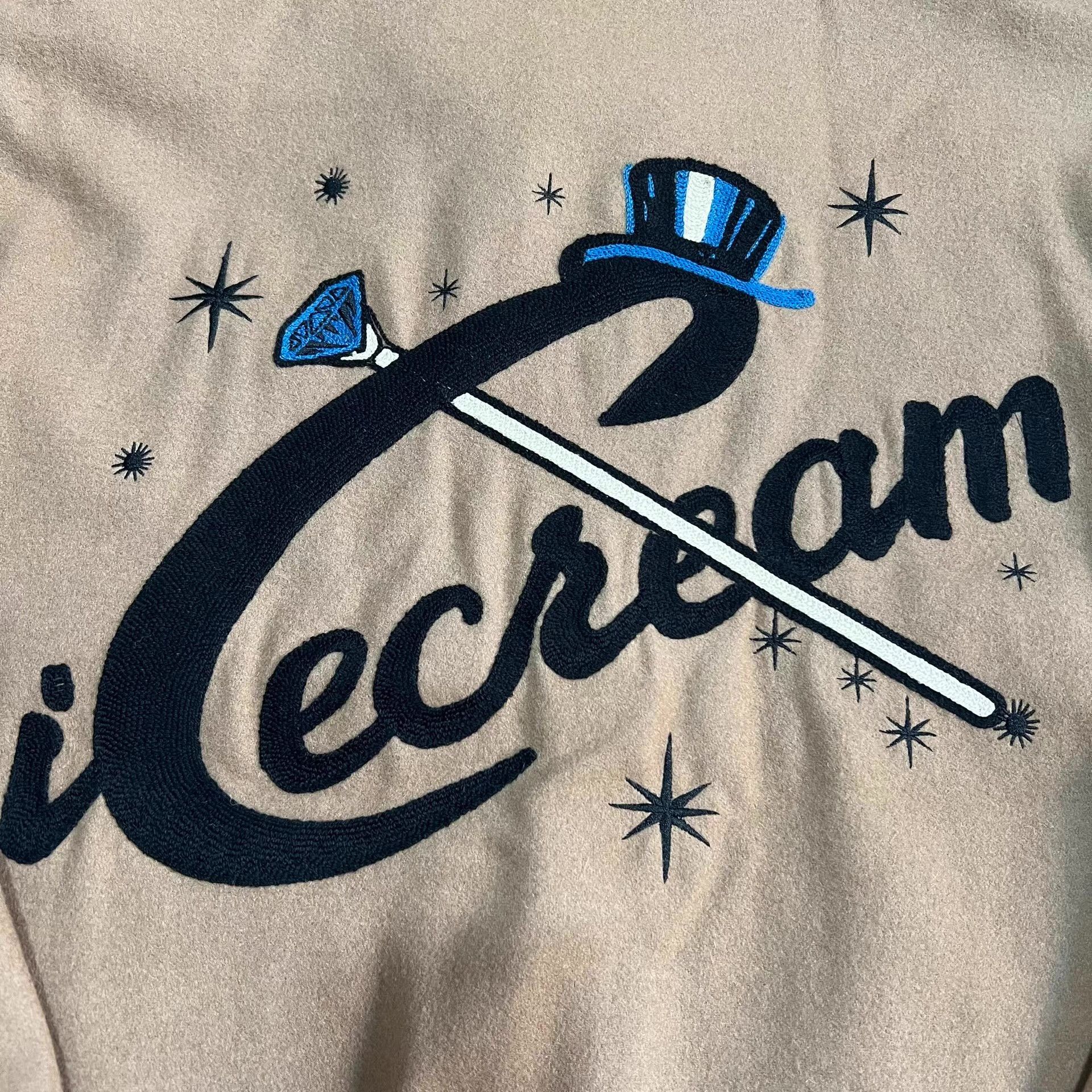 Billionaire Boys Club BBC ICECREAM Woolen Varsity Jacket Q7 Size US L / EU 52-54 / 3 - 3 Thumbnail