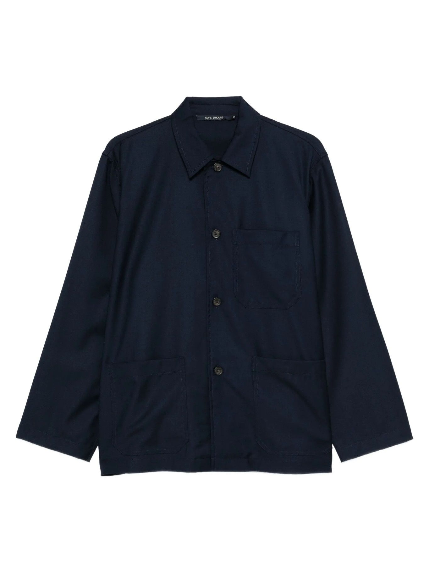 SOFIE D'HOORE Navy blue wool jacket Size M / US 6-8 / IT 42-44 - 1 Thumbnail