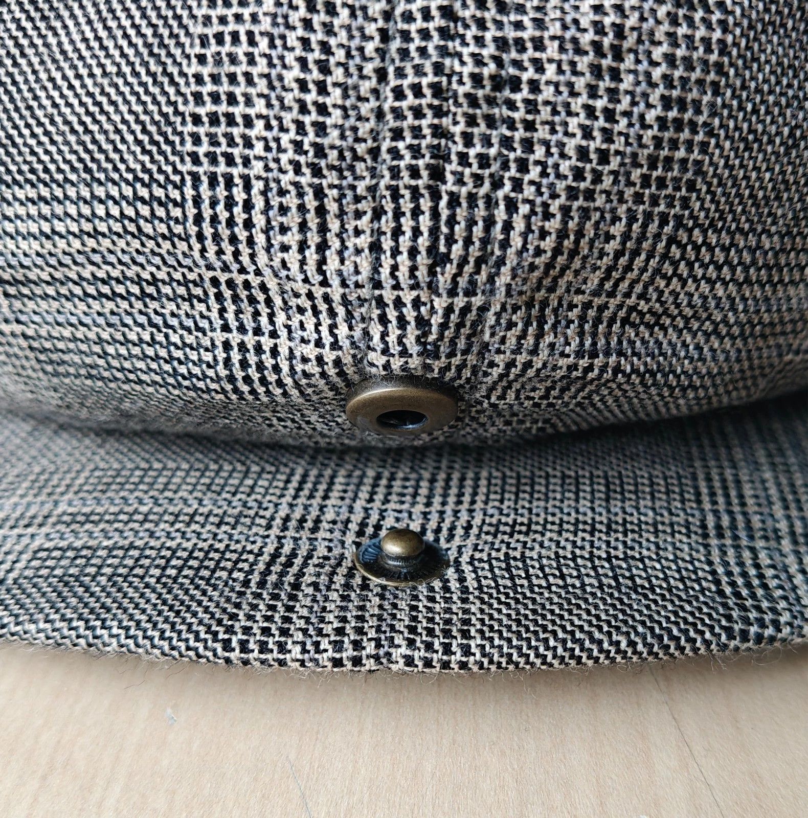 RRL Ralph Lauren DOUBLE RL Wool-Cotton Glen Plaid Newsboy Cap T/1916 Size ONE SIZE - 6 Thumbnail