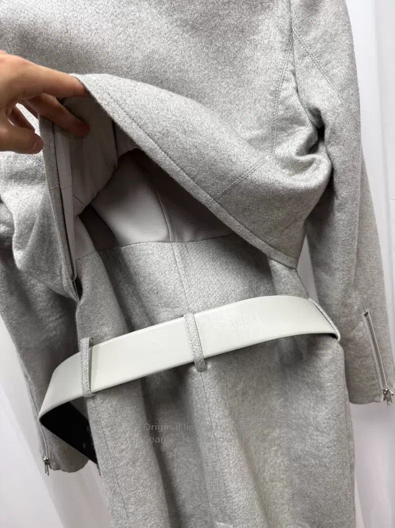 Helmut Lang HELMUT LANG Double Layer Collar Wool Coat Size US M / EU 48-50 / 2 - 6 Thumbnail