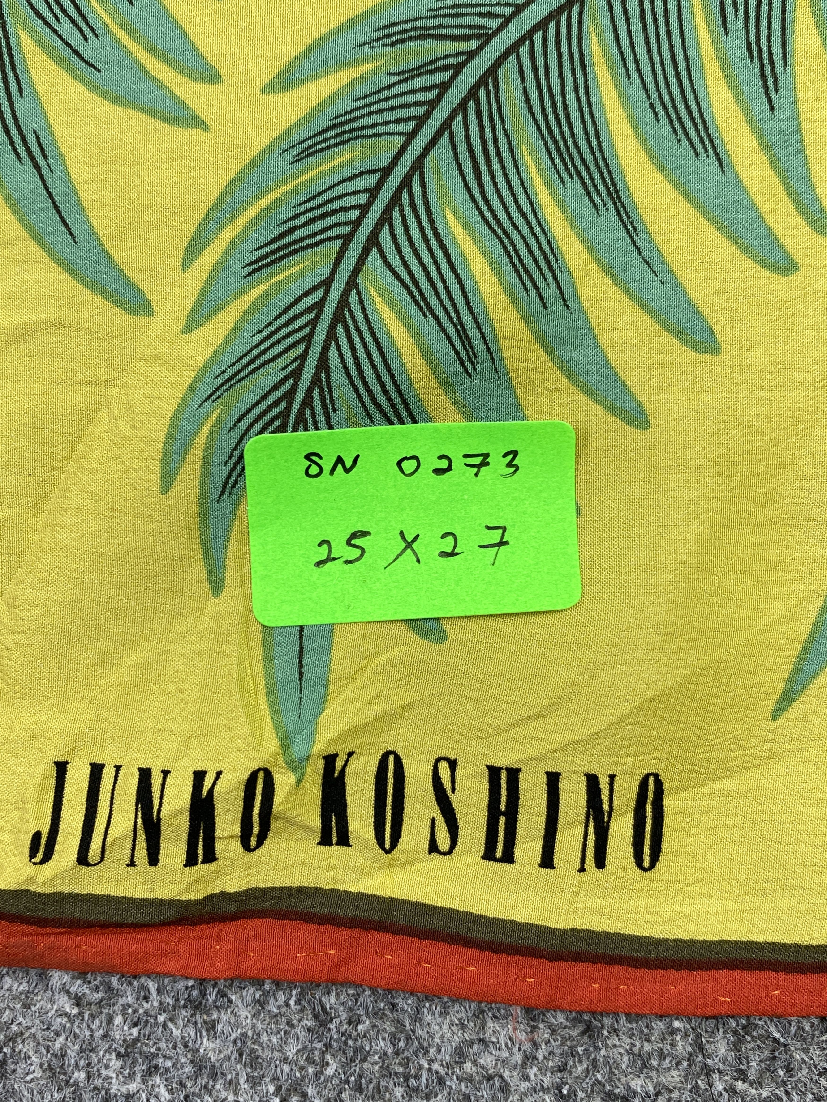 Other Vintage Junko Koshino Silk Scarf / Silk Shawl SN0273 Size ONE SIZE - 12 Thumbnail