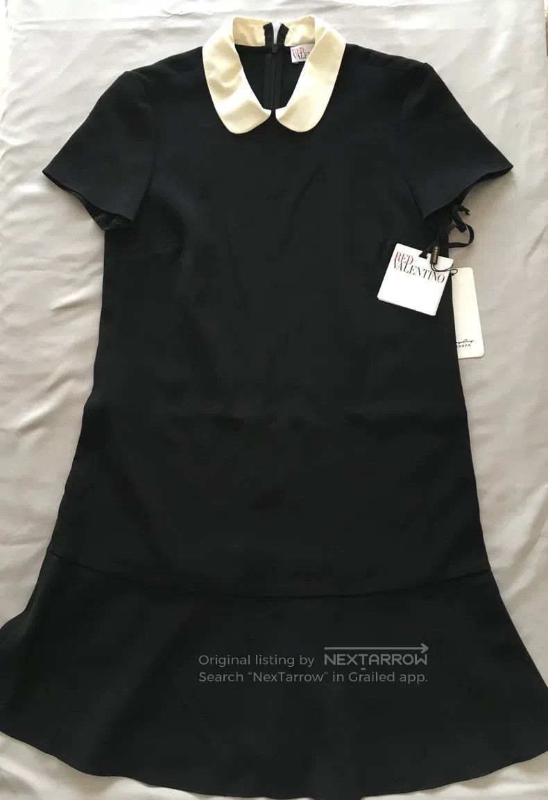 Valentino Valentino Short-sleeved dress with bow ruffles Size M / US 6-8 / IT 42-44 - 4 Thumbnail