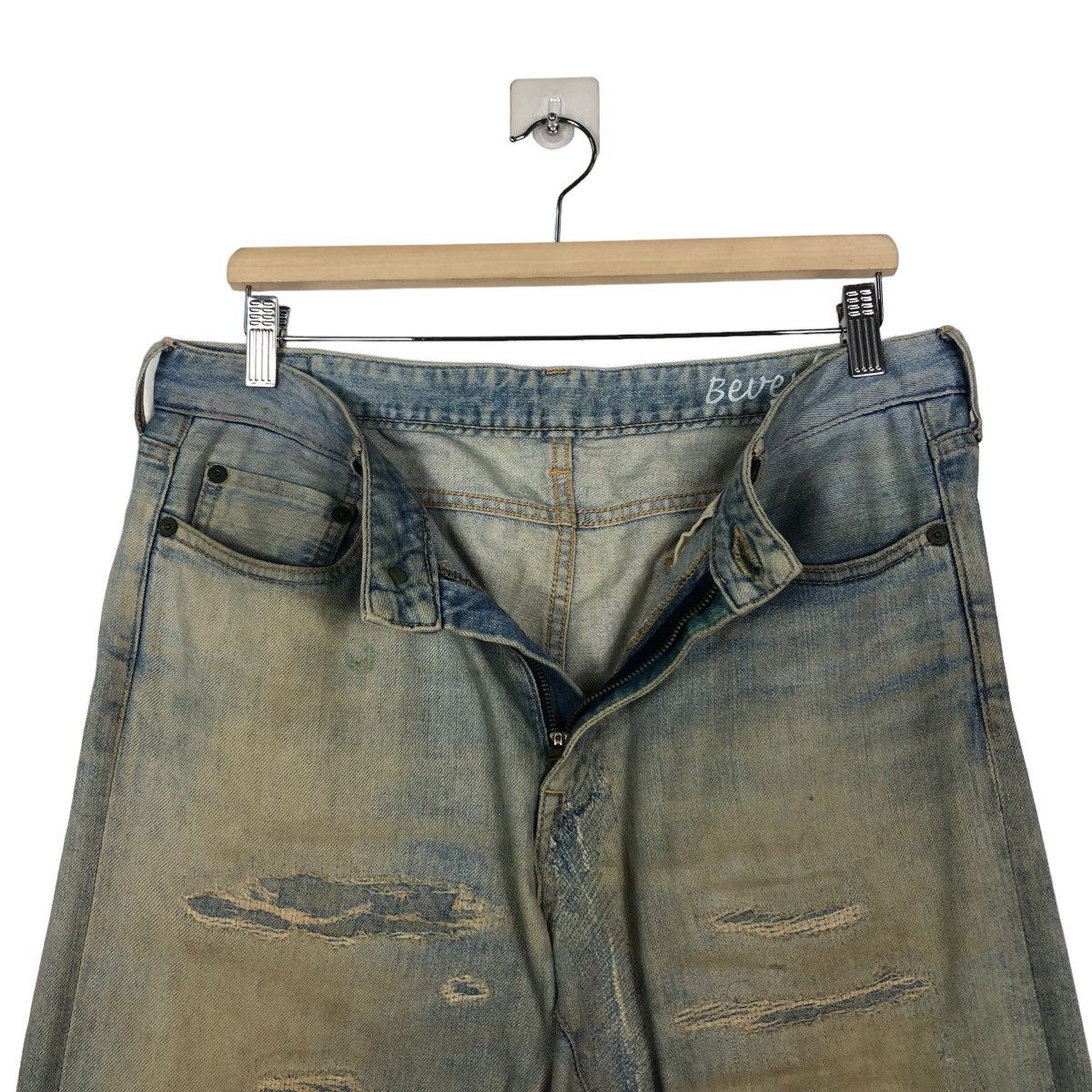 Japanese Brand 🔥VINTAGE DENIM JEANS BEVERLY JAPAN ISSEY MIYAKE Size US 34 / EU 50 - 17 Thumbnail
