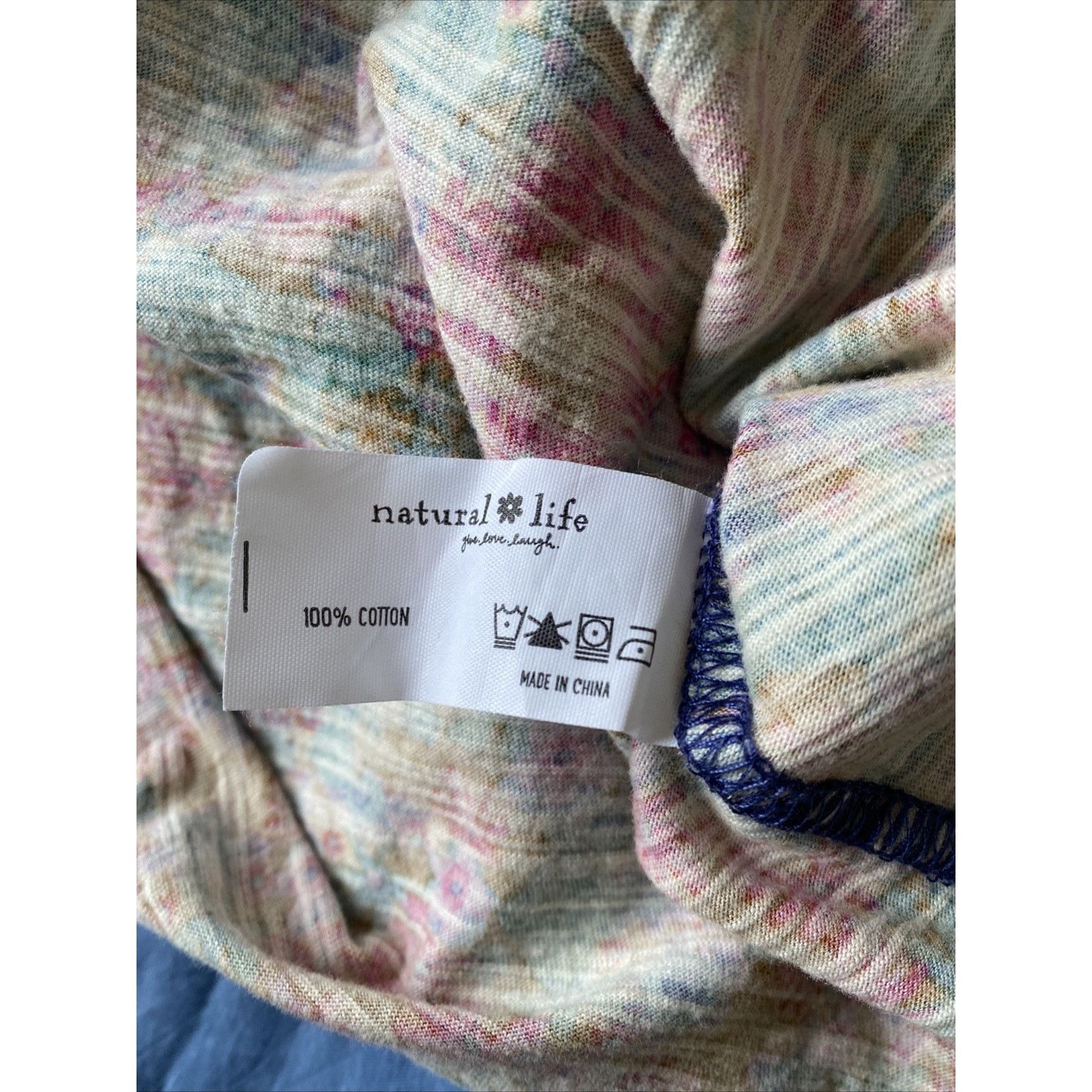 Other Natural Life Womens Large Floral Top Size L / US 10 / IT 46 - 7 Thumbnail