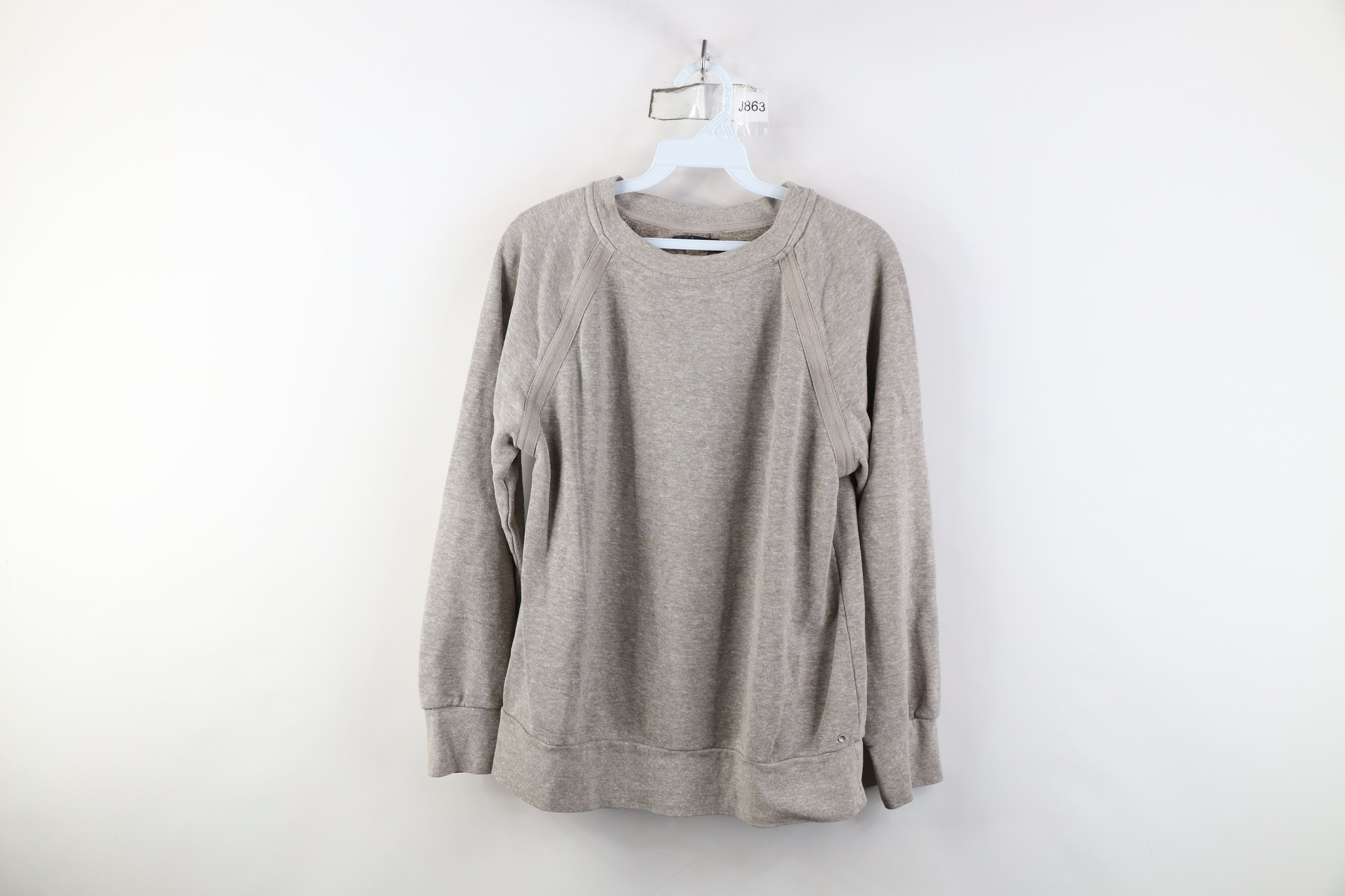 Prana prAna Breathe Blank Linen Blend Crewneck Sweatshirt Gray Size M / US 6-8 / IT 42-44 - 1 Thumbnail