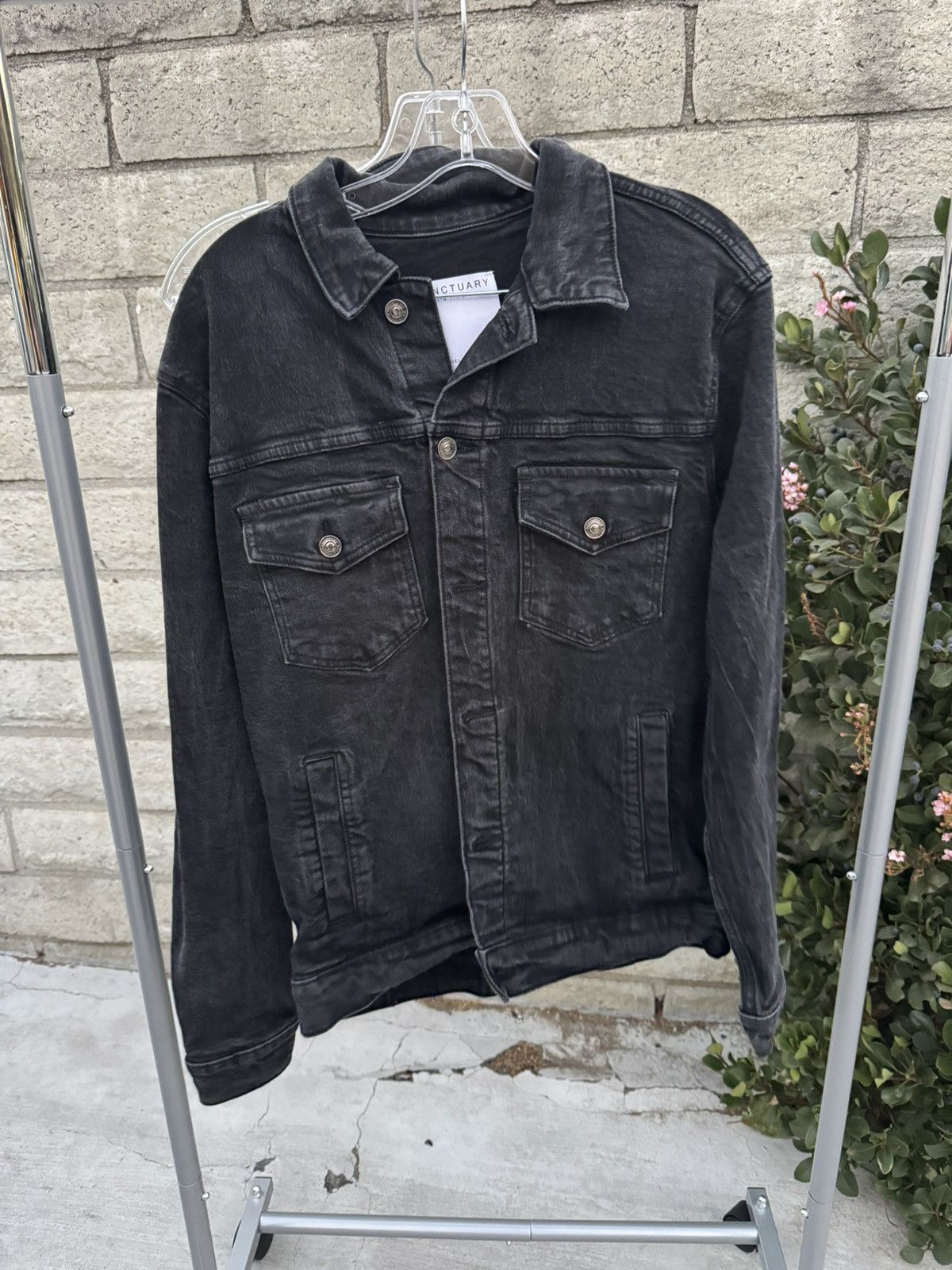 Other Sanctuary black denim jacket Size US M / EU 48-50 / 2 - 1 Thumbnail