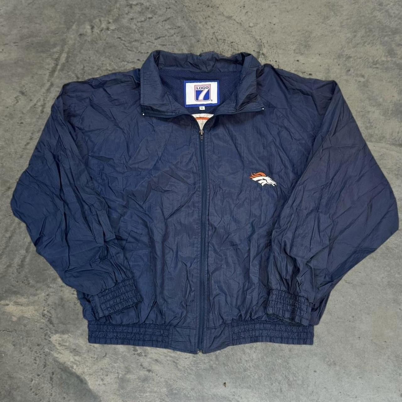 Logo 7 × Vintage Vintage 90s Logo 7 Denver Broncos Nylon Windbreaker Jacket Size US XL / EU 56 / 4 - 1 Thumbnail