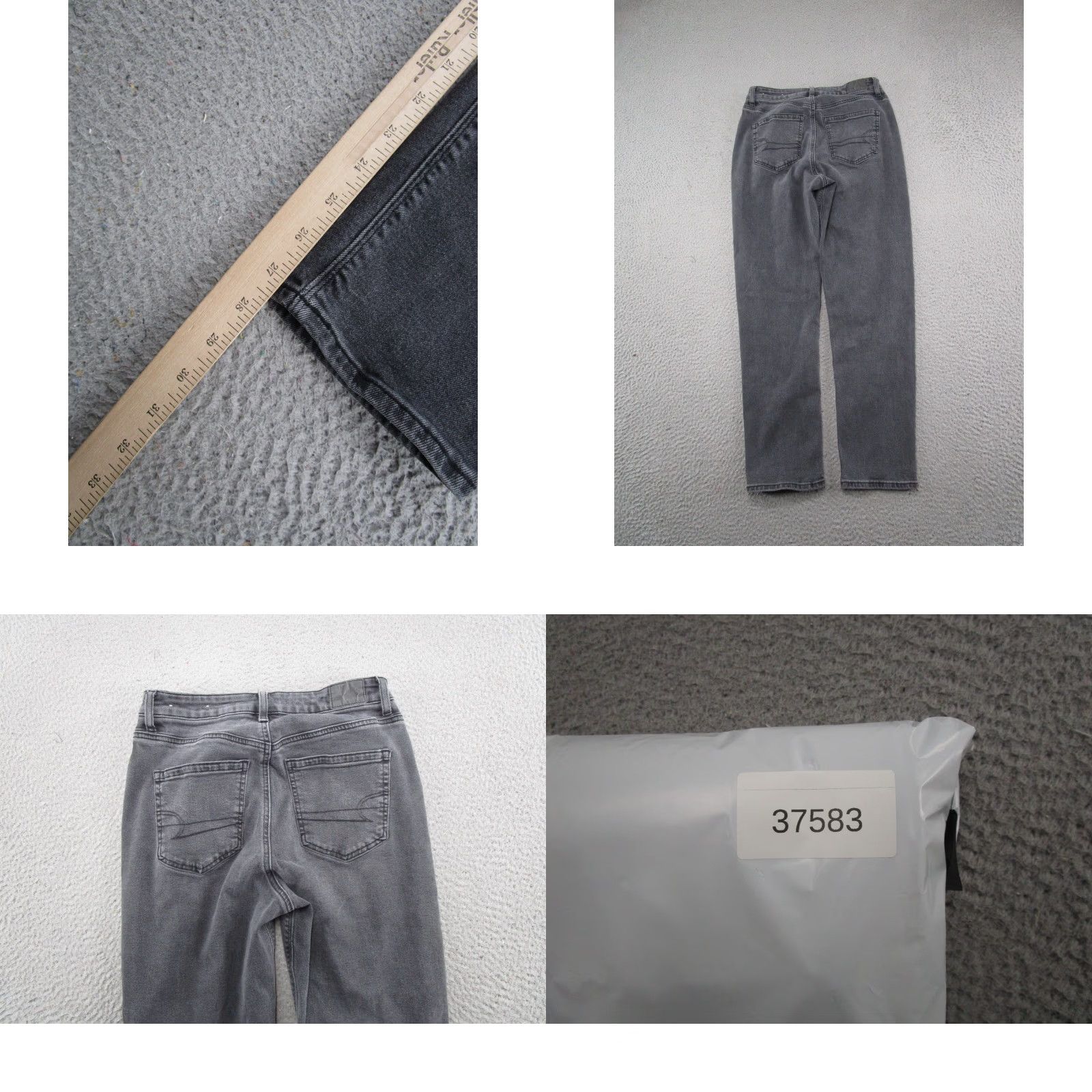 American Eagle Outfitters American Eagle Outfitters Jeans Womens Size 6 Black Stretch Denim High Rise Mom Size 28" / US 6 / IT 42 - 9 Thumbnail