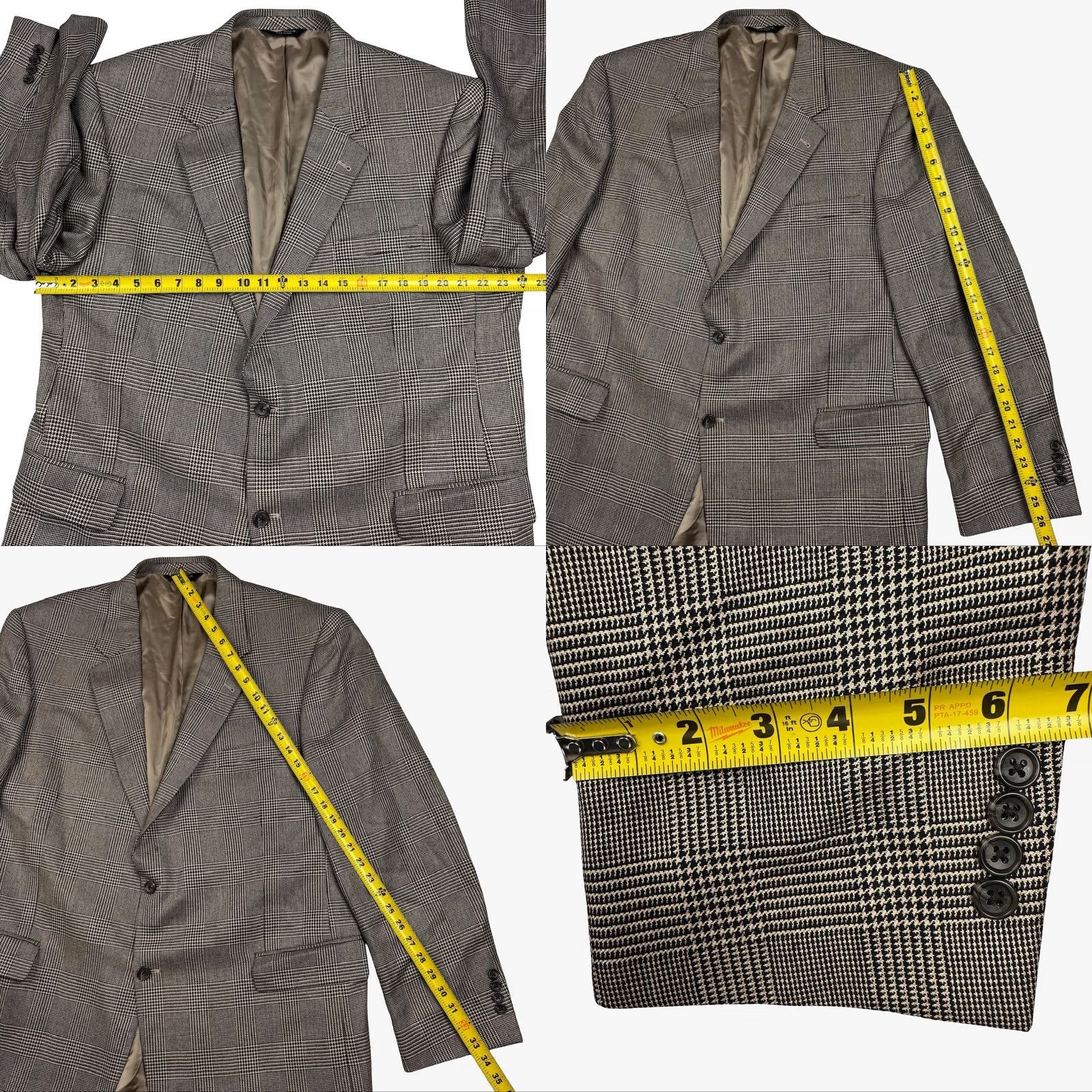 Jos. A. Bank Jos. A. Bank Men’s Blazer Jacket Brown 48L Camel Hair Silk Blend 2-Button Size 48R - 8 Thumbnail