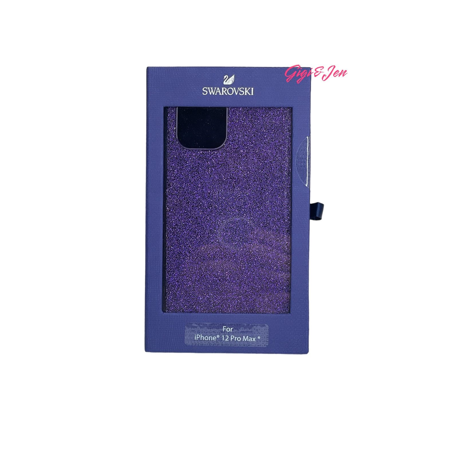 Swarovski Swarovski 12 Pro Max Purple Smartphone Case new Size ONE SIZE - 1 Thumbnail