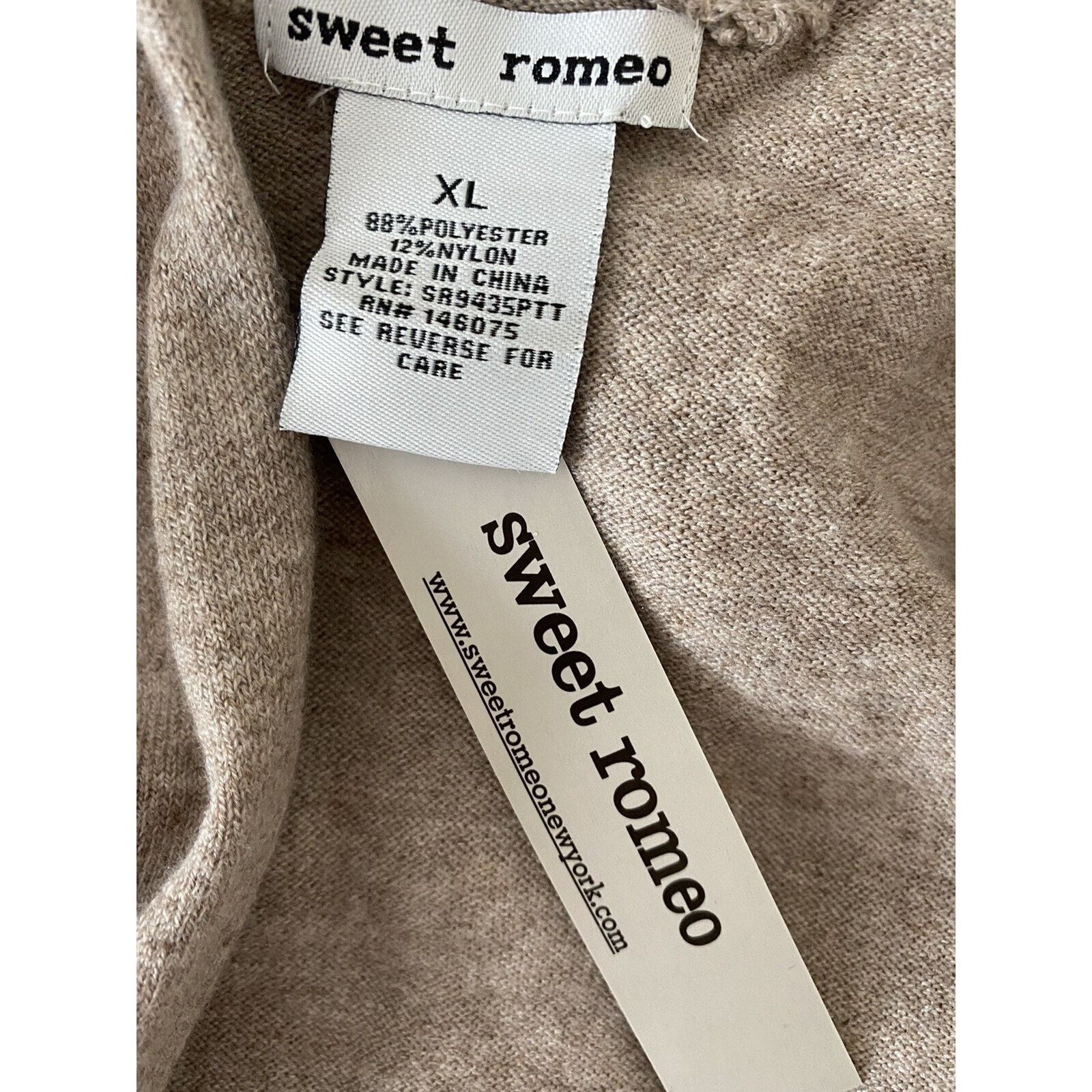 Romeo Gigli Sweet Romeo Open Drape Pocket Cardigan women size XLA003064 Size XL / US 12-14 / IT 48-50 - 6 Thumbnail