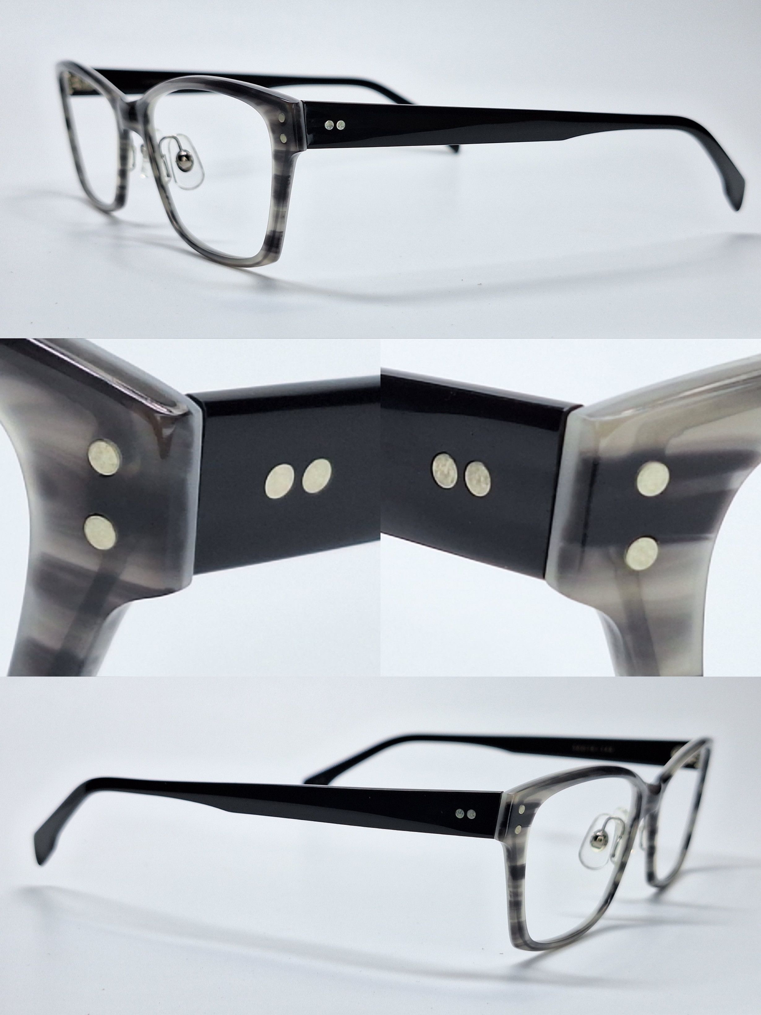 Other Hamamoto HT-504 Acetate Eyeglasses Vintage Frame Marble Size ONE SIZE - 4 Thumbnail