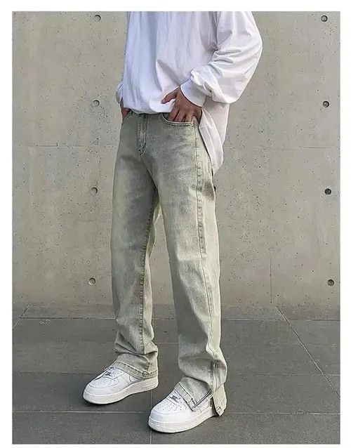 Other Y2K Men Distressed Skinny Jeans Size US 32 / EU 48 - 2 Thumbnail