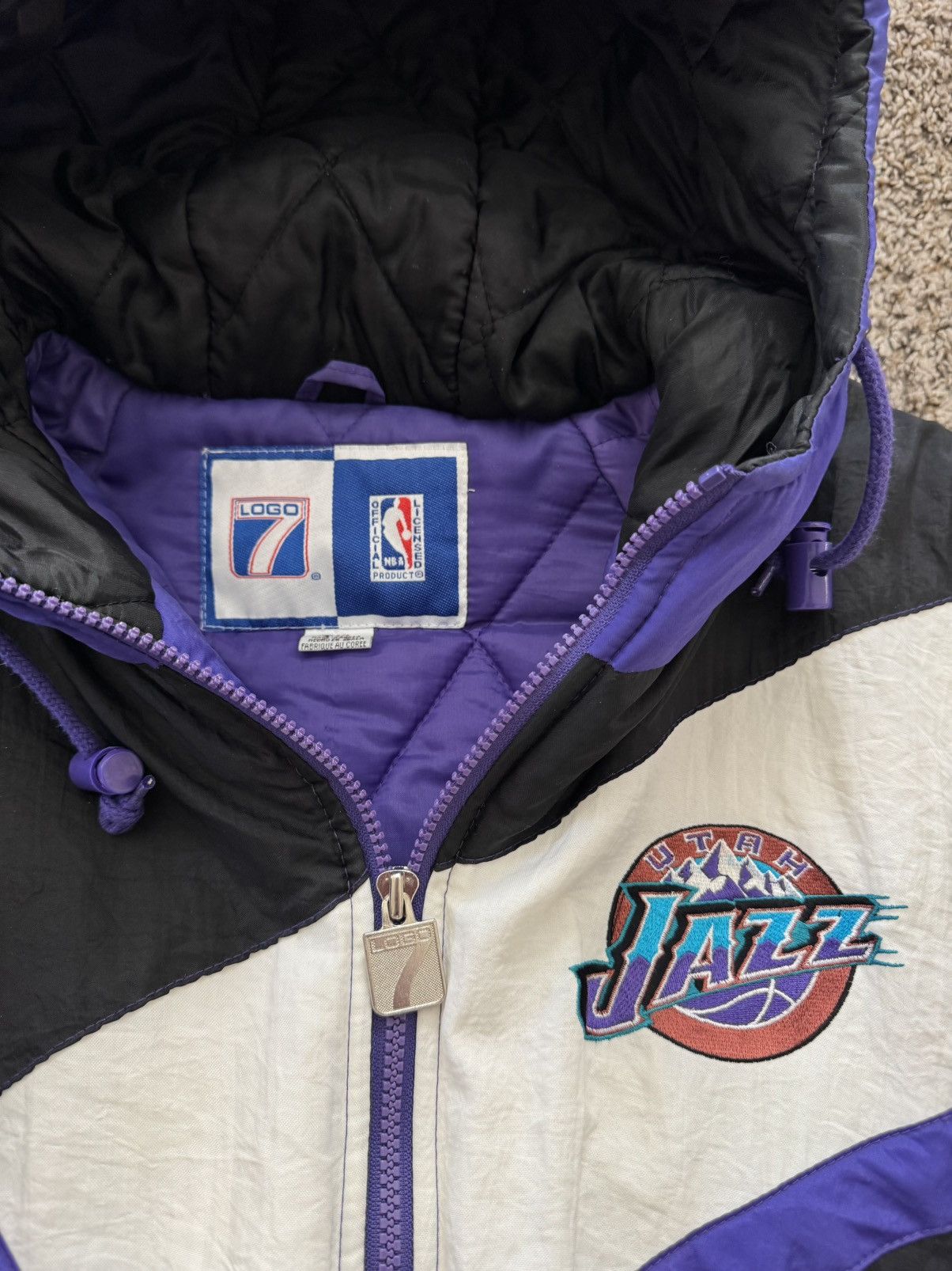 Logo 7 Logo 7 Vintage Utah Jazz Jacket Size US L / EU 52-54 / 3 - 2 Thumbnail