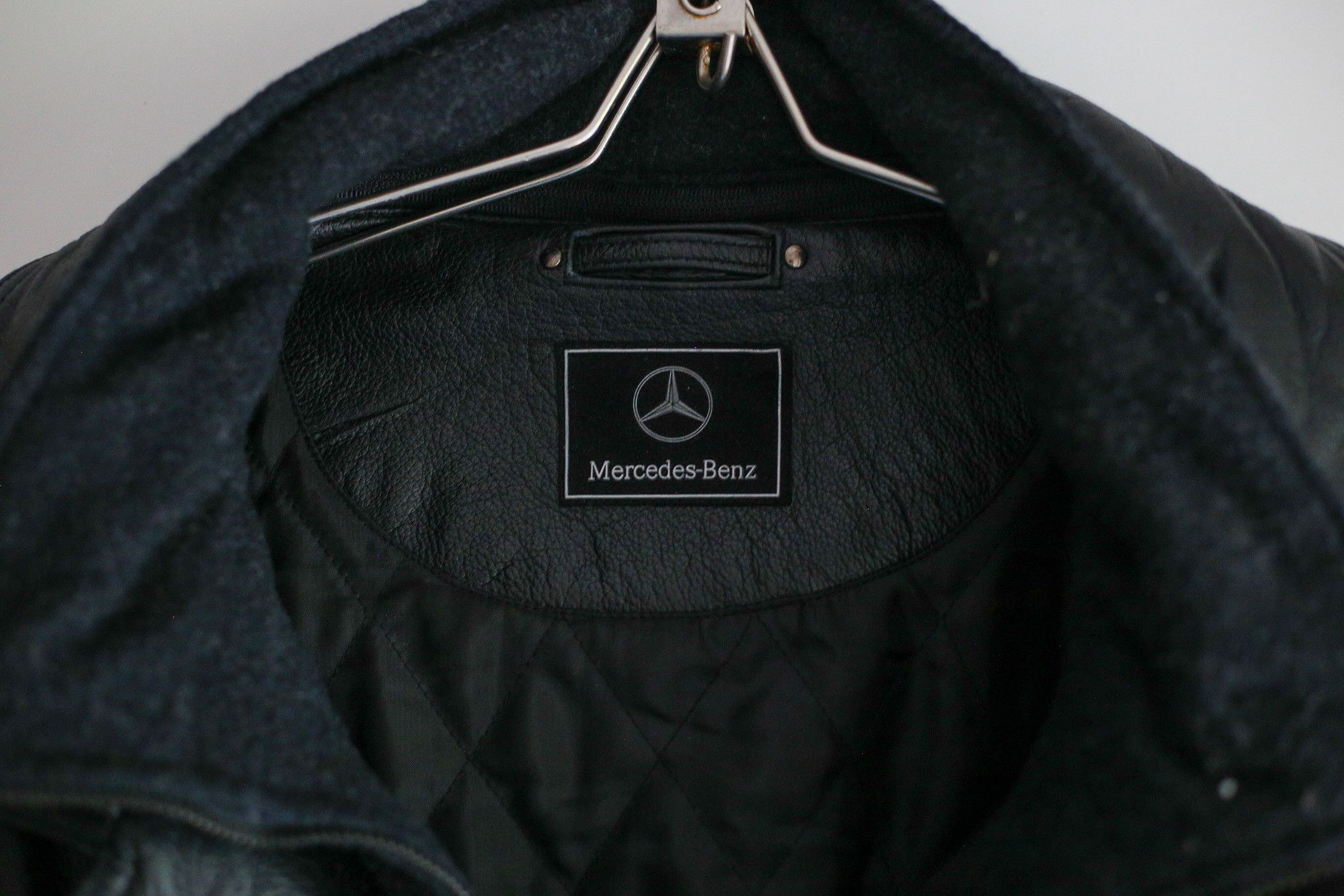 Mercedes-Benz Vintage Mercedes Benz Leather Wool Jacket Coat Size XXXL Size US XXL / EU 58 / 5 - 3 Thumbnail