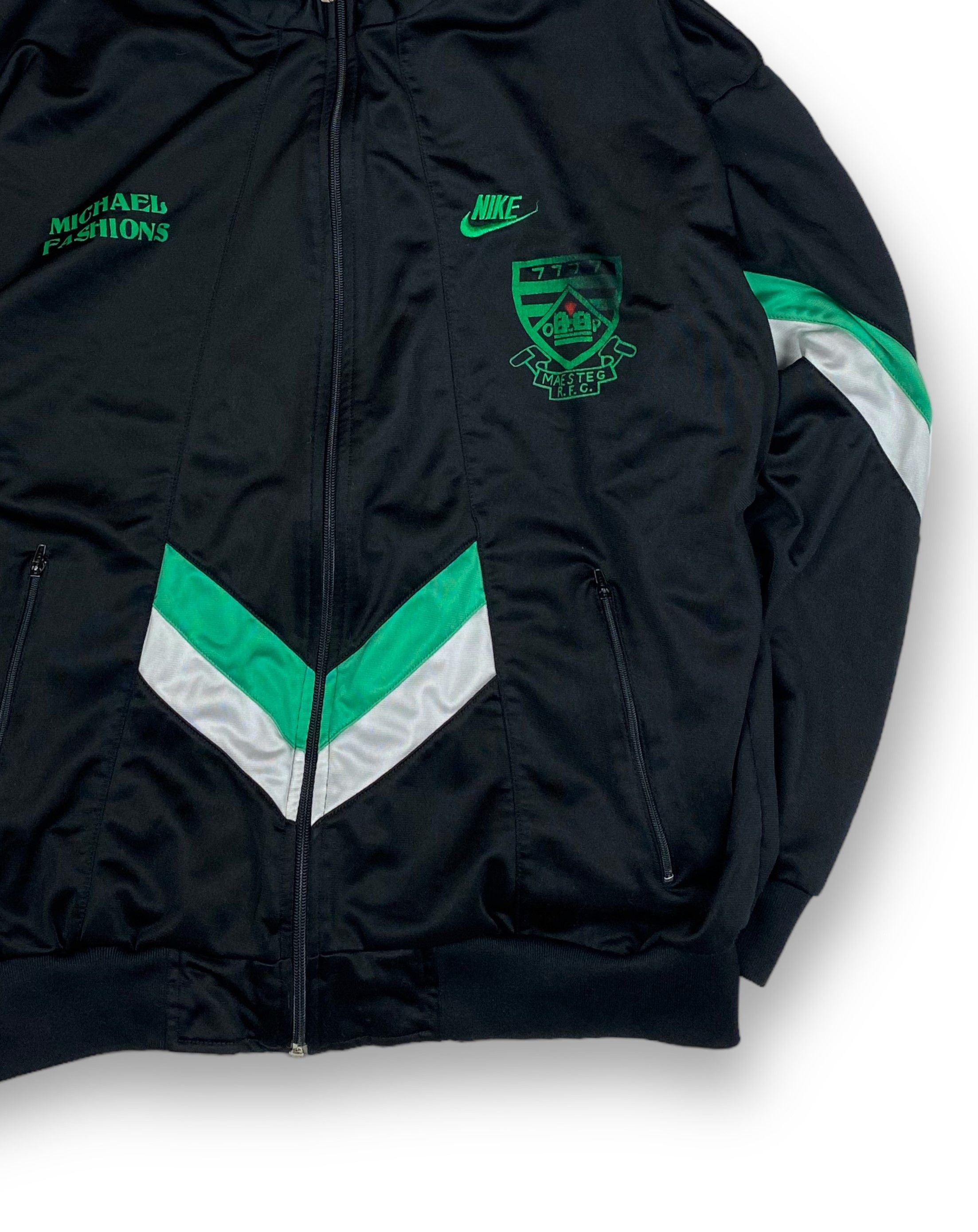 Nike RARE! 80s Vintage Nike RFC MAESTAG Track Top Zip M602 Size US L / EU 52-54 / 3 - 2 Thumbnail