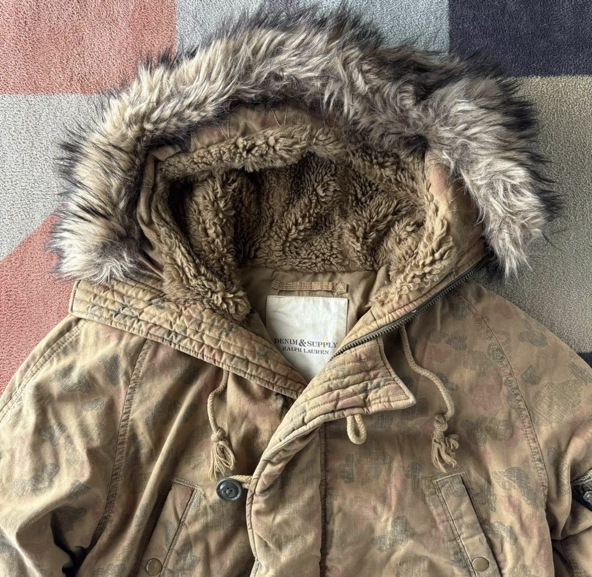 Denim & Supply Ralph Lauren Ralph Lauren Denim Supply Native Graphic Down Jacket K22 Size US XS / EU 42 / 0 - 3 Thumbnail