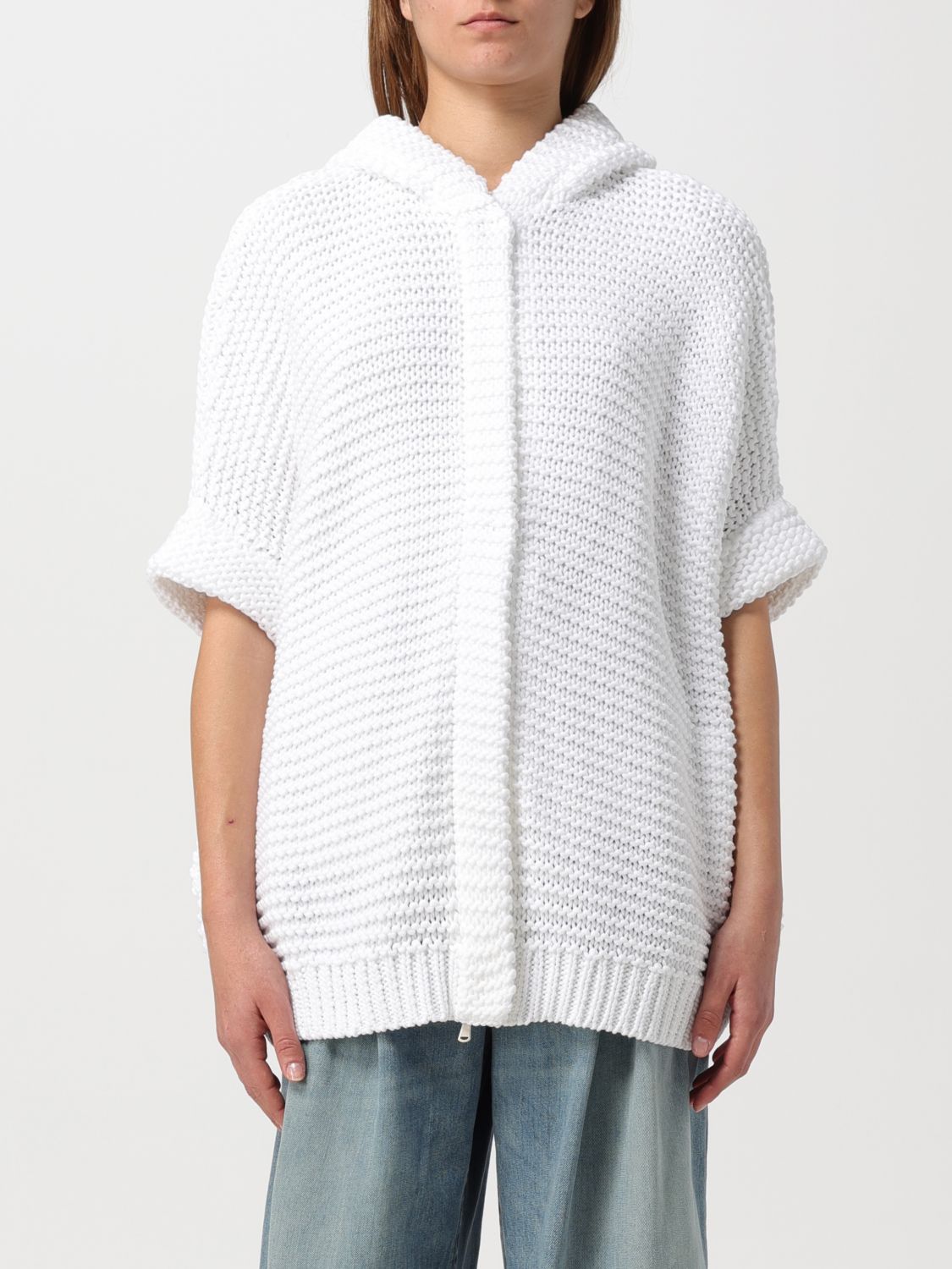 image of Brunello Cucinelli Sweater Woman White, Women's (Size Small)