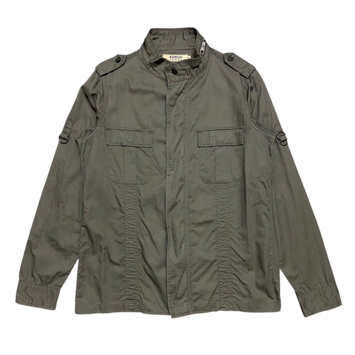Designer × Kansai Yamamoto × Nigel Cabourn Kansai Jeans Military Army Parka Jakcet Size US M / EU 48-50 / 2 - 1 Thumbnail