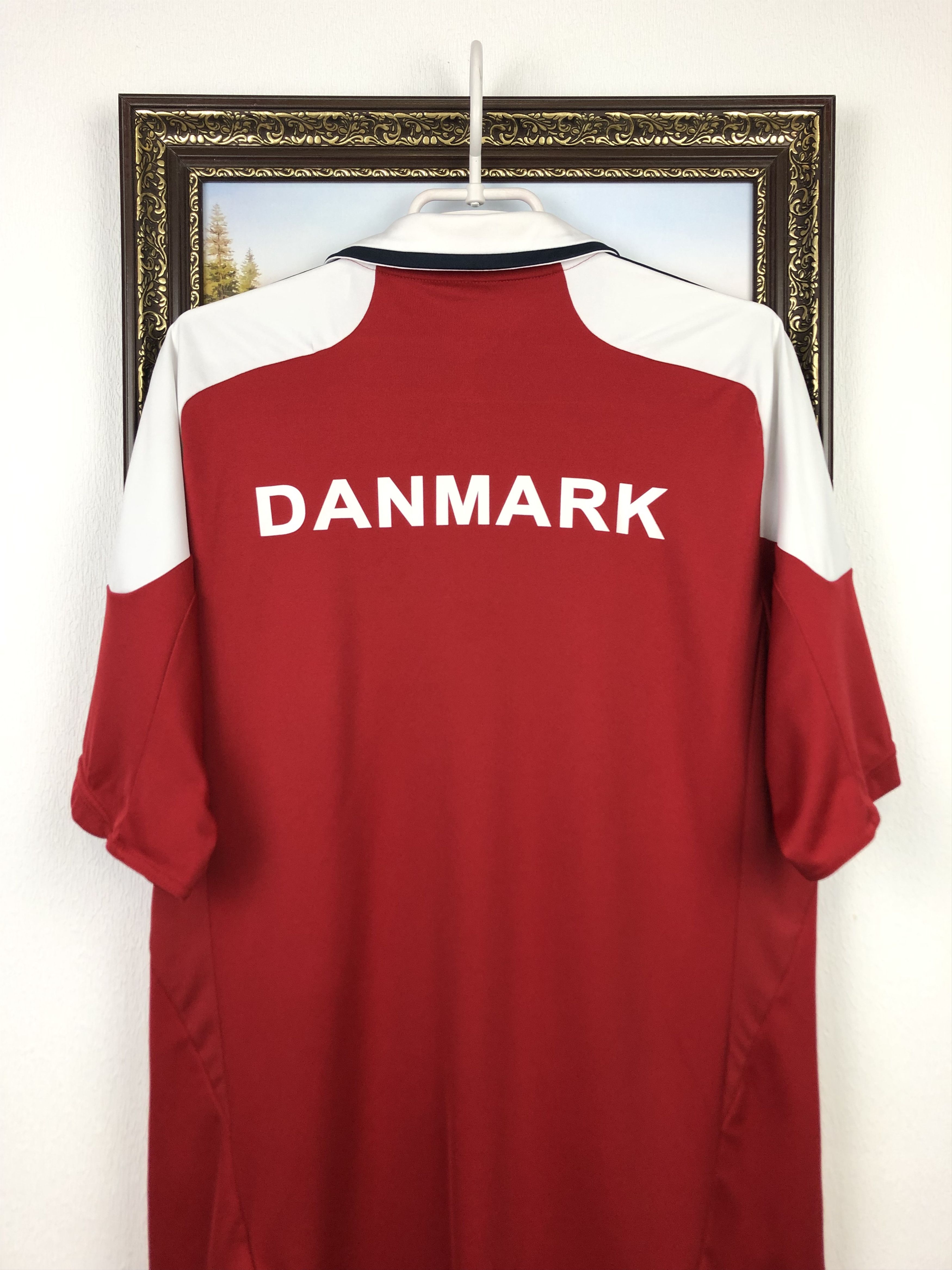 Adidas Denmark Home football shirt 2012 Soccer Adidas EURO Jersey Size US L / EU 52-54 / 3 - 12 Thumbnail