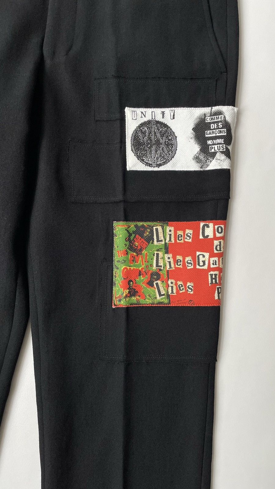 Comme des Garcons A/W 08 ‘Jamie Reed Patch’ Wool Trousers Size US 30 / EU 46 - 7 Thumbnail