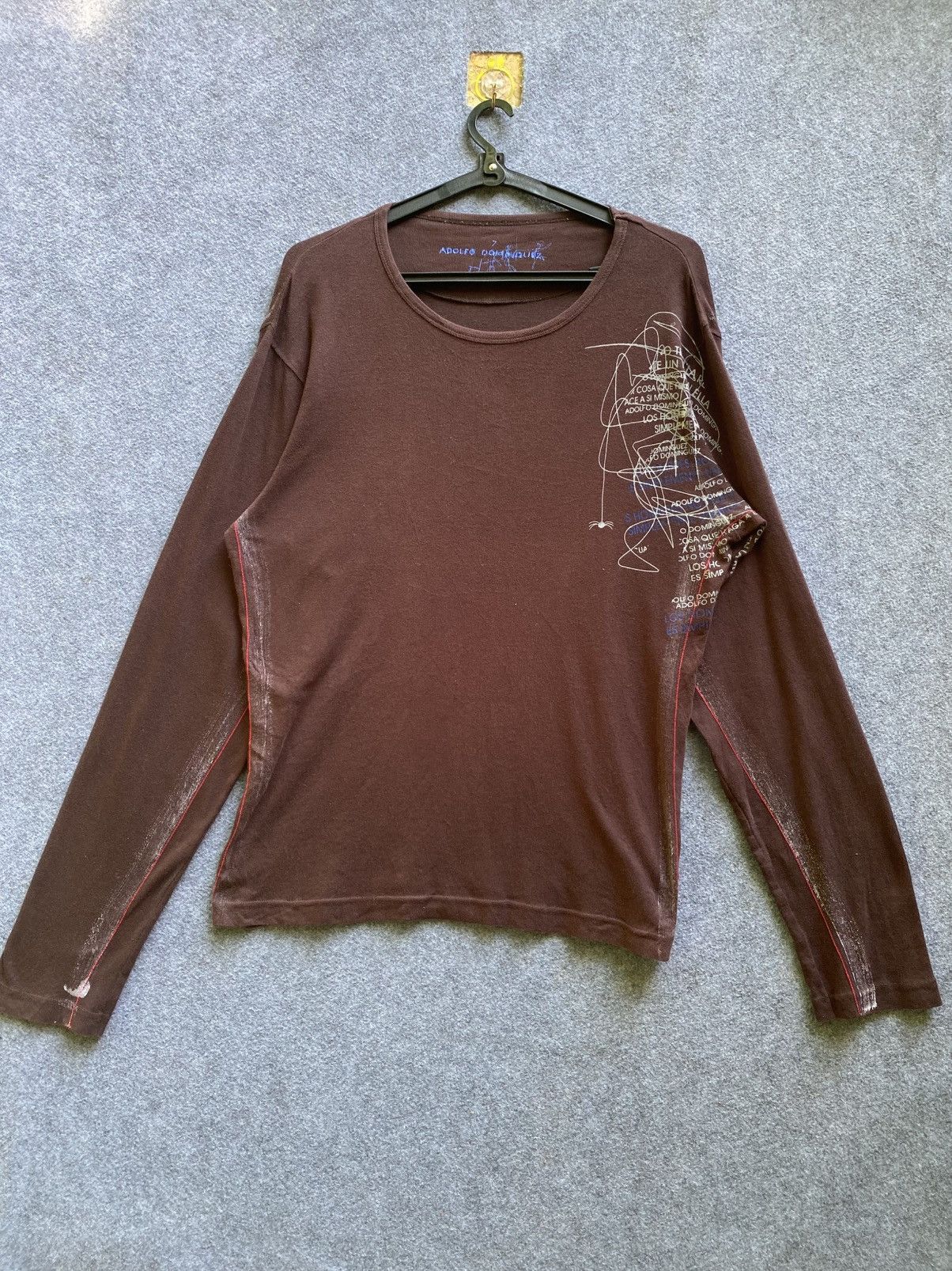 Adolfo Dominguez × Japanese Brand Adolfo dominguez crewneck long sleeve tee Size US M / EU 48-50 / 2 - 1 Thumbnail