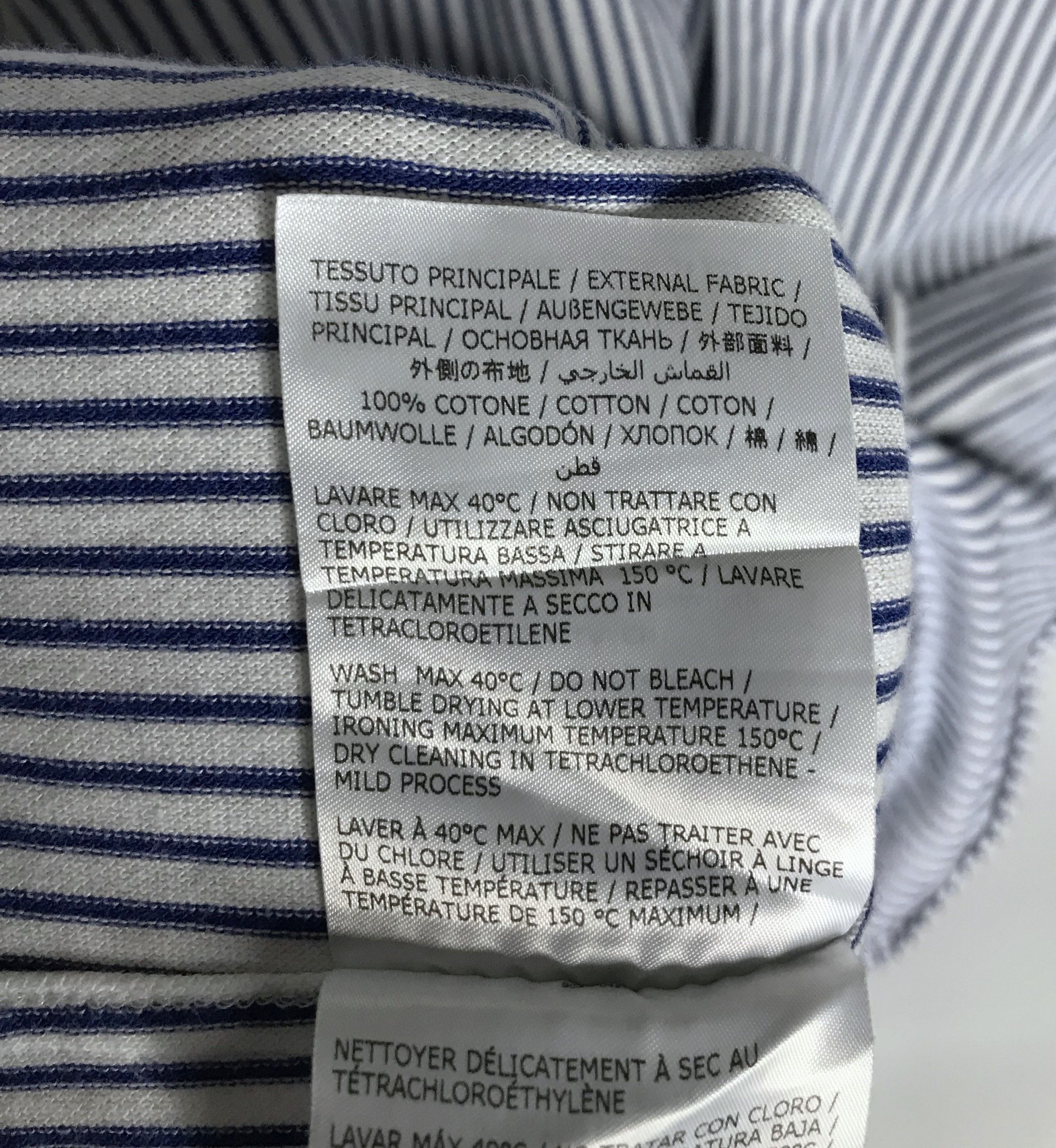 Boggi Boggi Milano Mens Stripe Long Sleeve Shirt Regular Fit Size US S / EU 44-46 / 1 - 9 Thumbnail