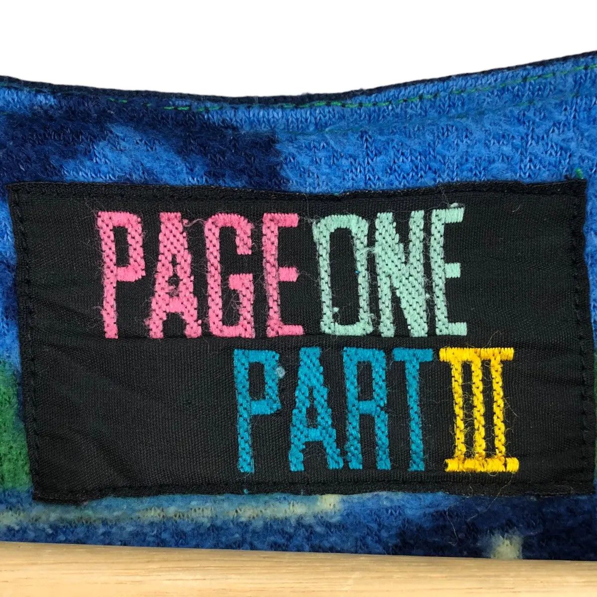 Vintage Vtg PAGE ONE PART III Aztec Navajo Art Fleece Cardigan Size XXL / US 16-18 / IT 52-54 - 8 Thumbnail