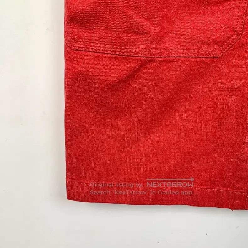 Hermes Hermes Red Cotton Sleeveless Single Button Round Collar De Size XS / US 0-2 / IT 36-38 - 4 Thumbnail